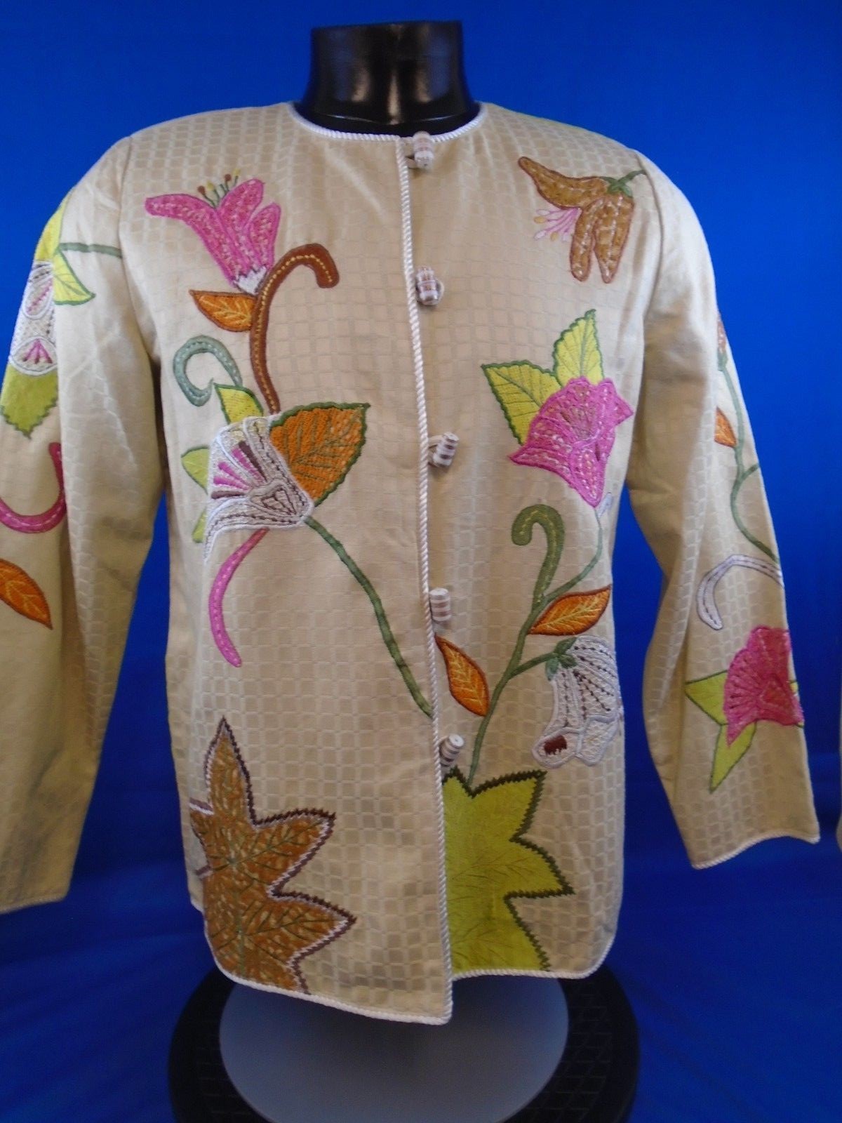 Women’s Indigo Moon Jacket Tan Floral M Medium