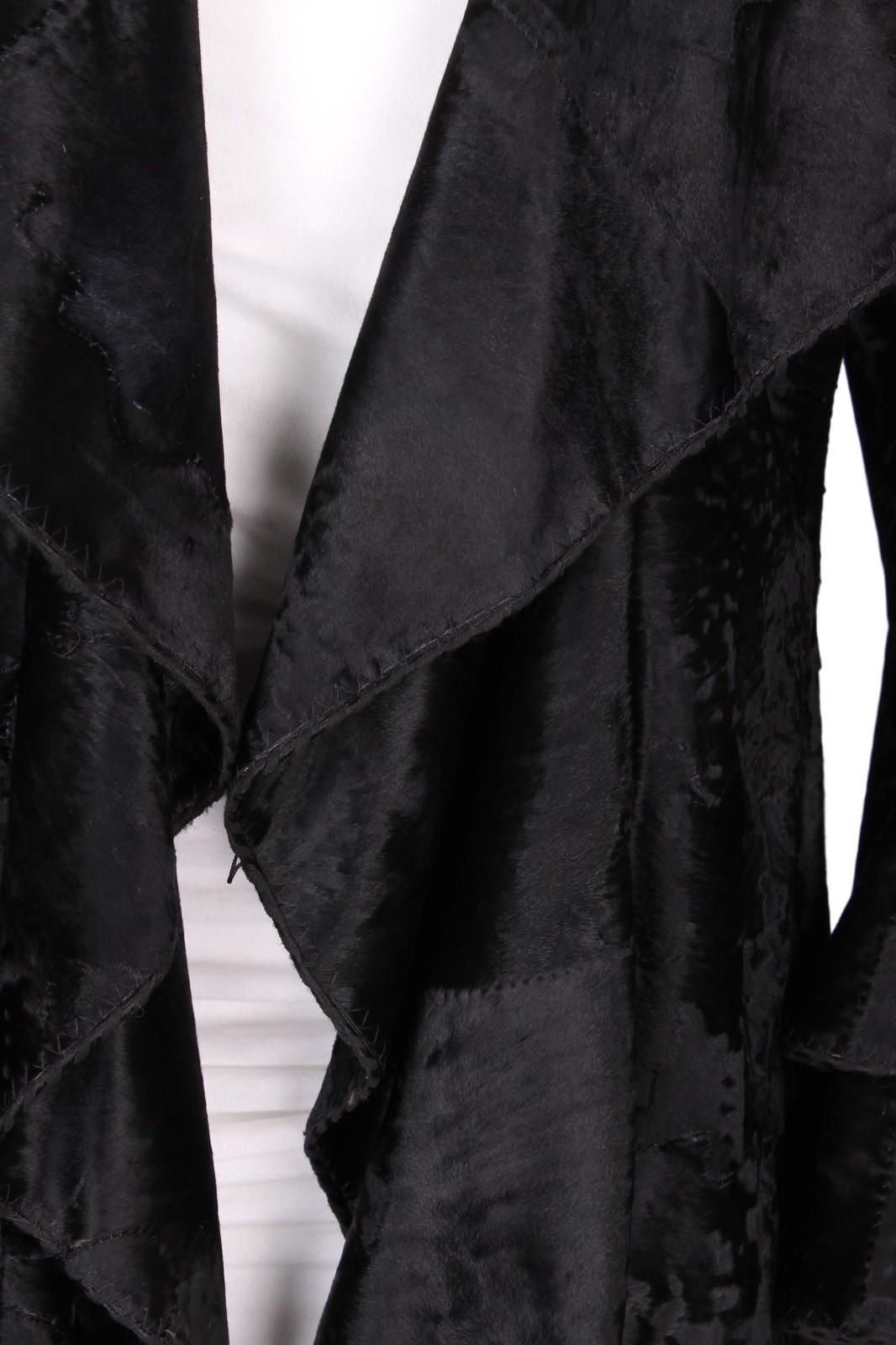 DENNIS BASSO Vintage Black Russian Broadtail Fur Coat – M/L – RET. $22k