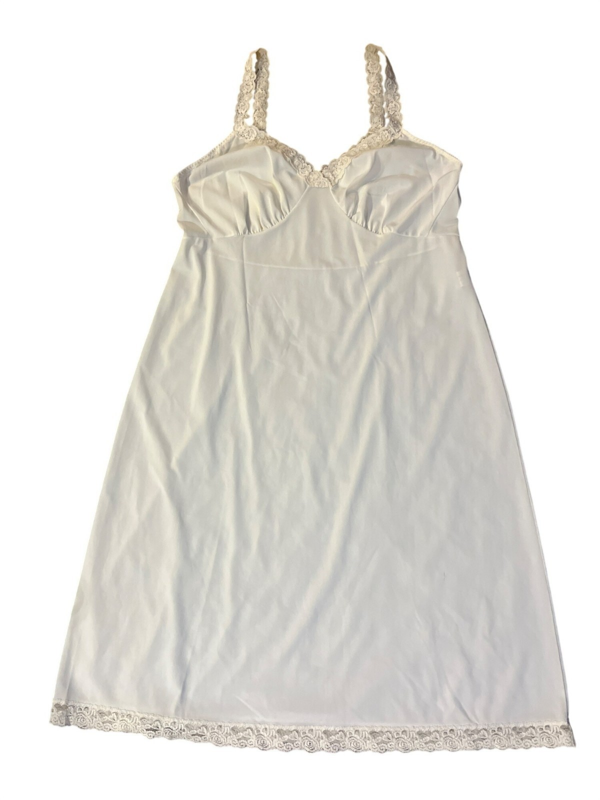 Vintage 90s Cabernet Ivory Slip Dress Womens 38 24″ Used