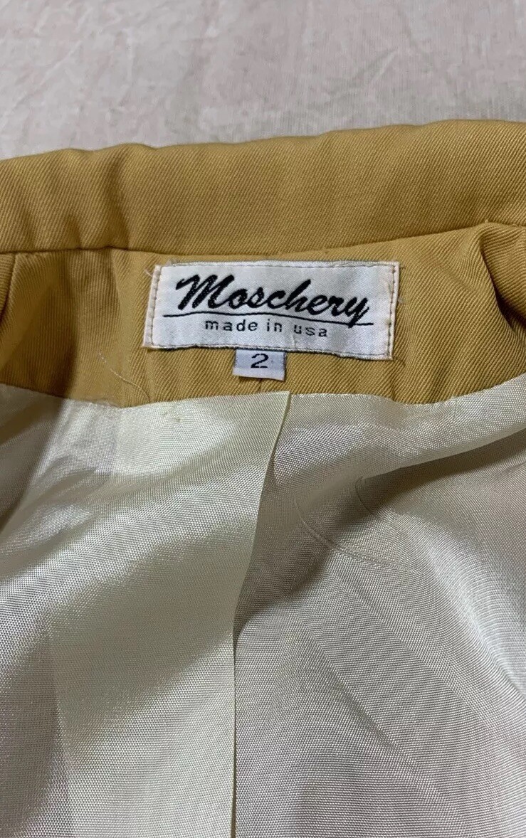 Vintage Woman’s Moschery Yellow Blazer