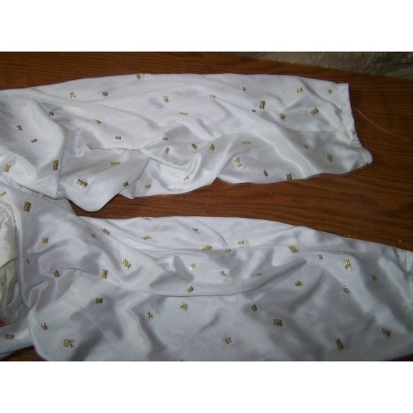 Vintage Diamond’s Run Jumpsuit Harem Leg 9/10 Parachute 90’s White Y2K