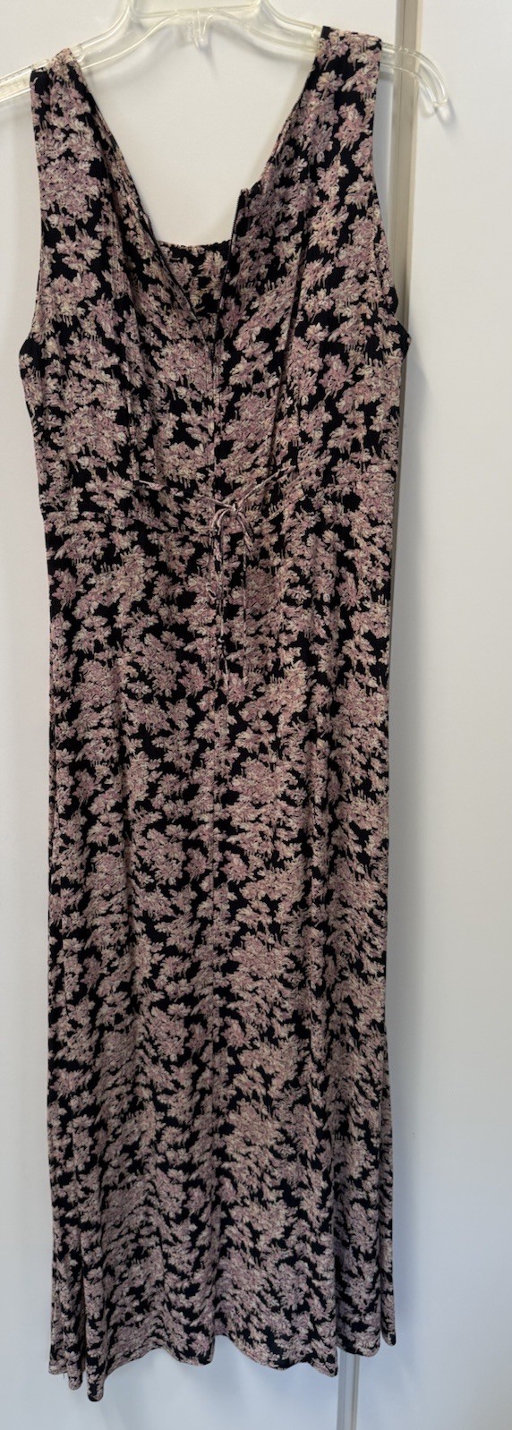 Vintage 90’s Y2K Rabbit Rabbit Rabbit 2 Pc Floral Maxi Dress & PINK Cardigan 14