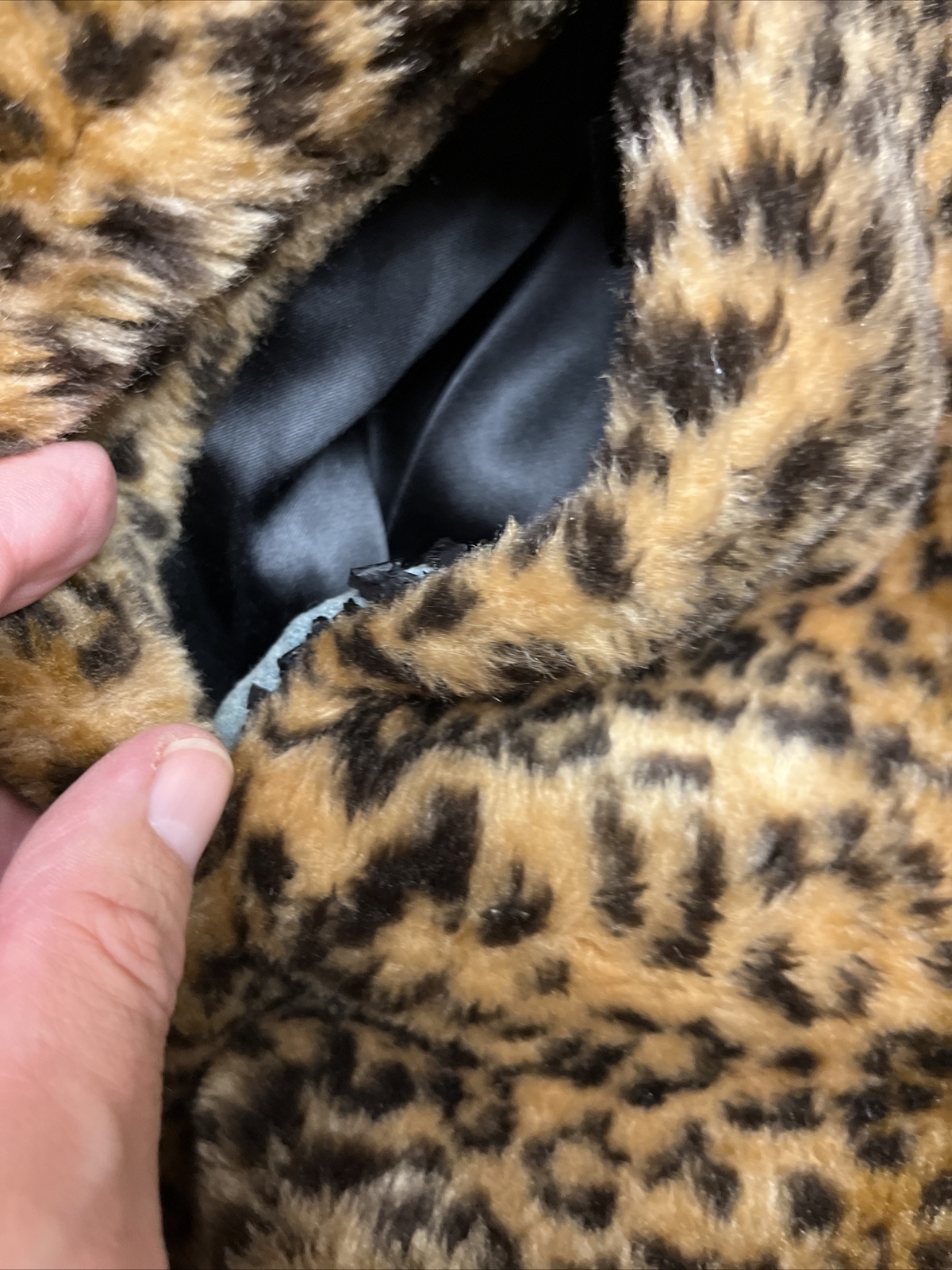 Vintage 70s 80s Monterey Fashions Leopard Coat Women’s Sz Large *See Description