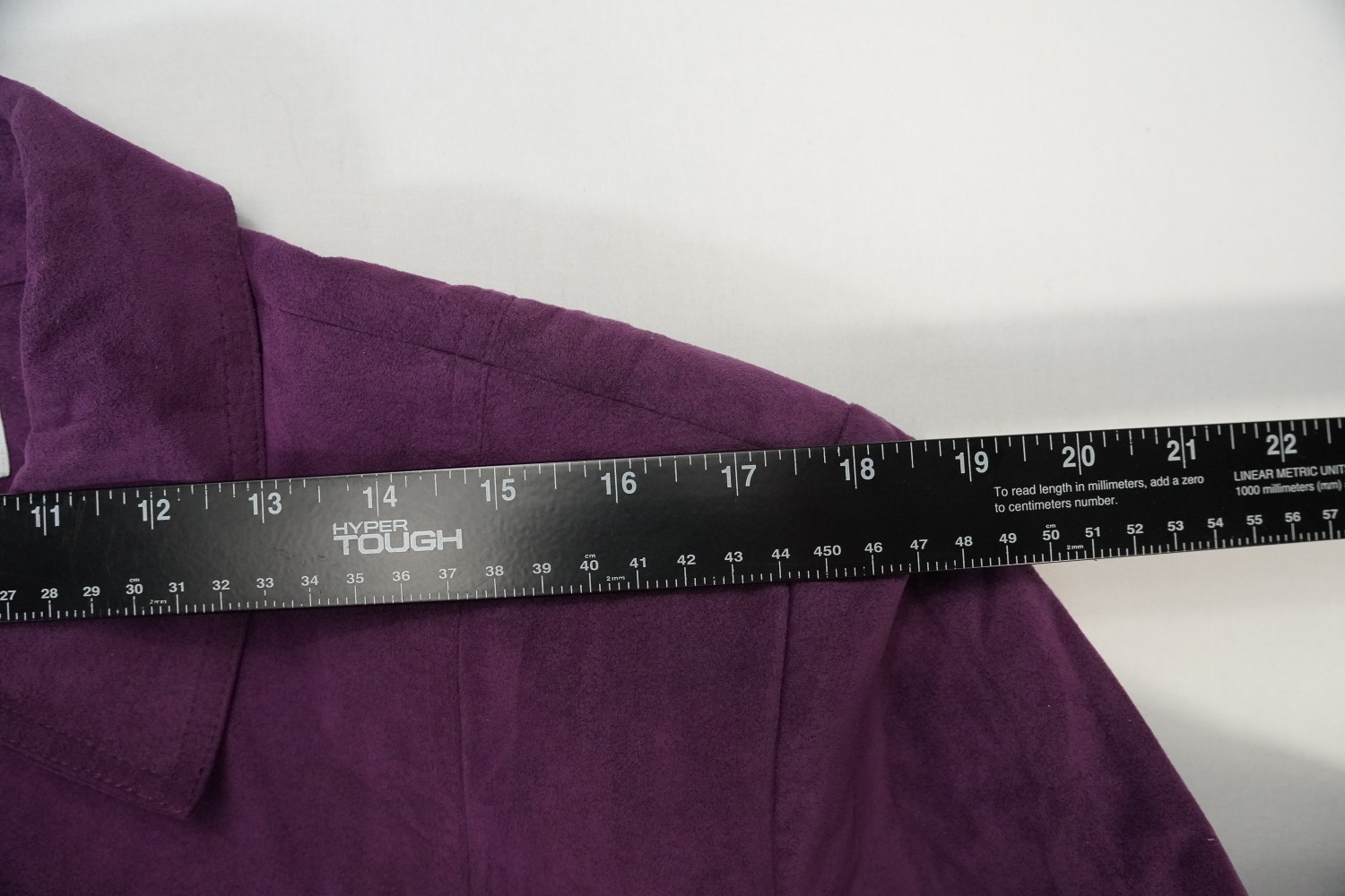 Vintage Da-Rue of California Purple Suede Jacket Womens Sz 12 Faux Made in USA