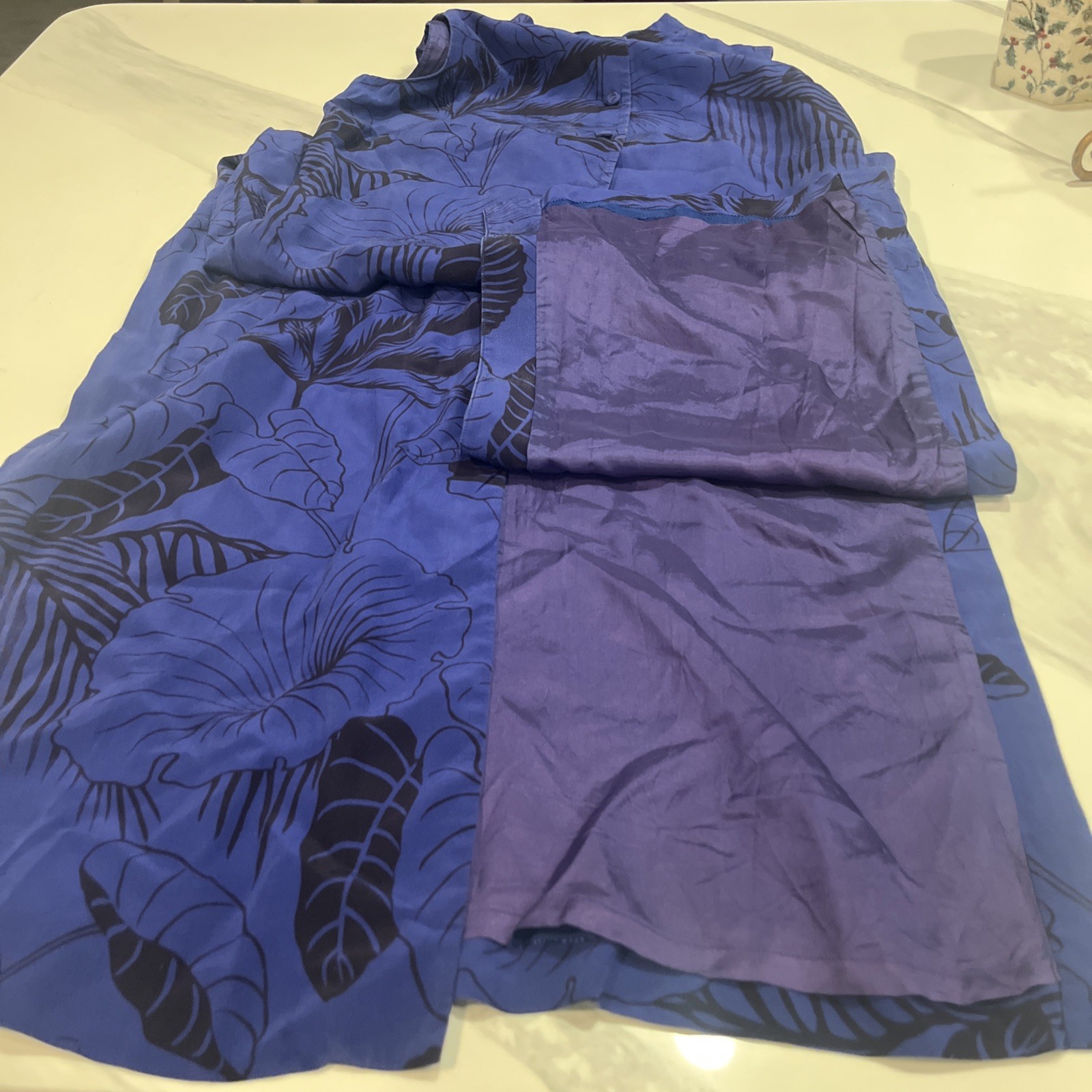 Vintage Patrick Collection Silk Dress Asian Hawaiian Tropical Size 4