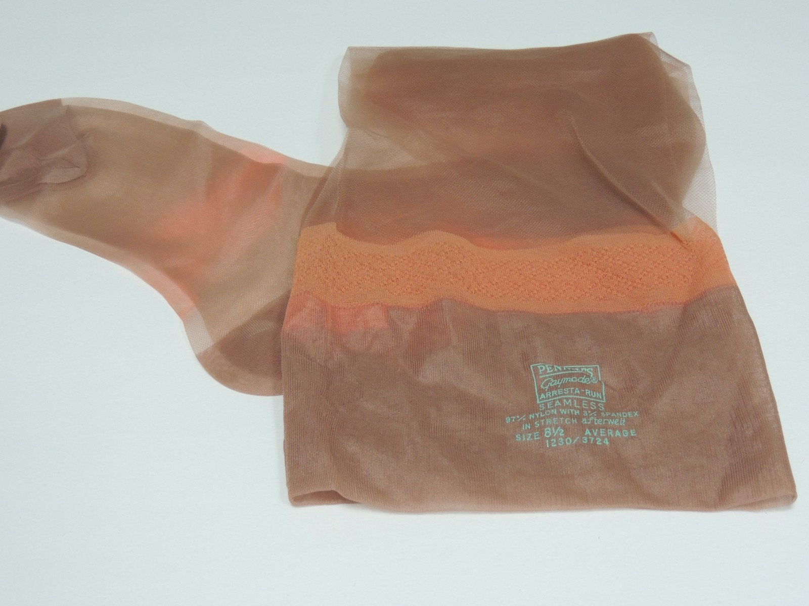 Vintage JC Penney Gaymode Arresta Run Stockings 8 1/2 Average Stretch New Other