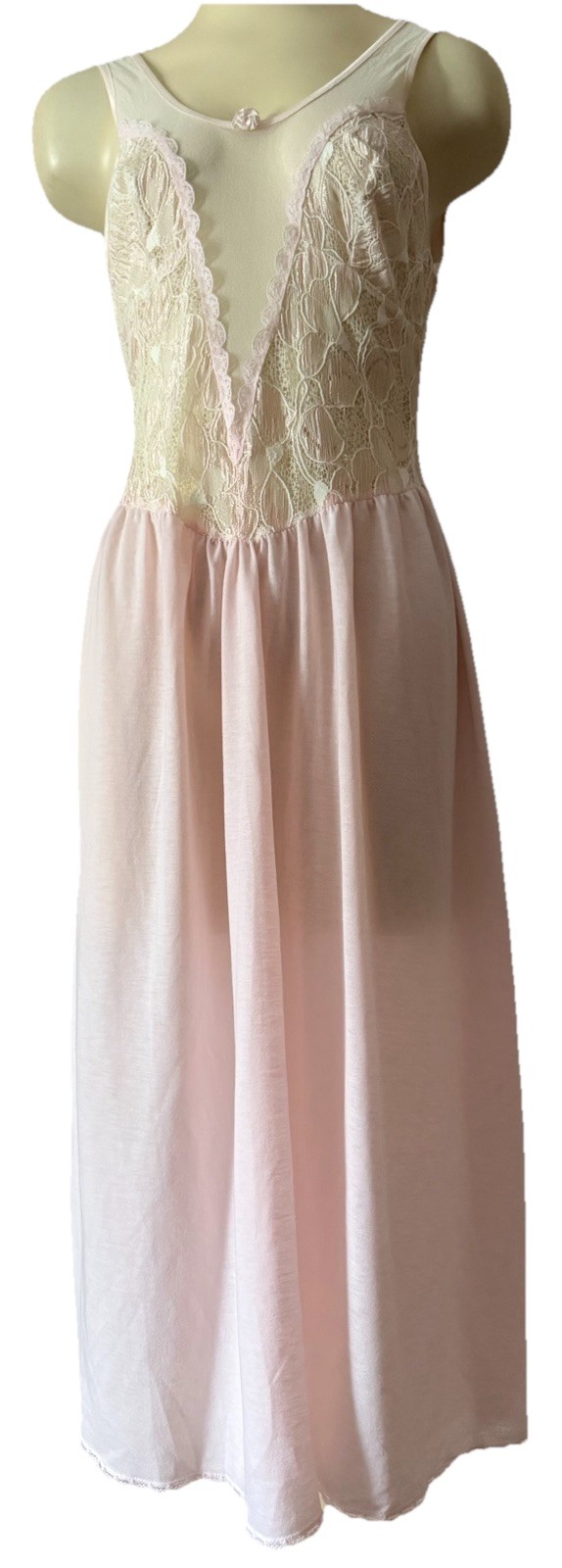🌸Vintage Victoria’s Secret Gold Crown Label Sleeveless Scoop Back Nightgown-S🌸