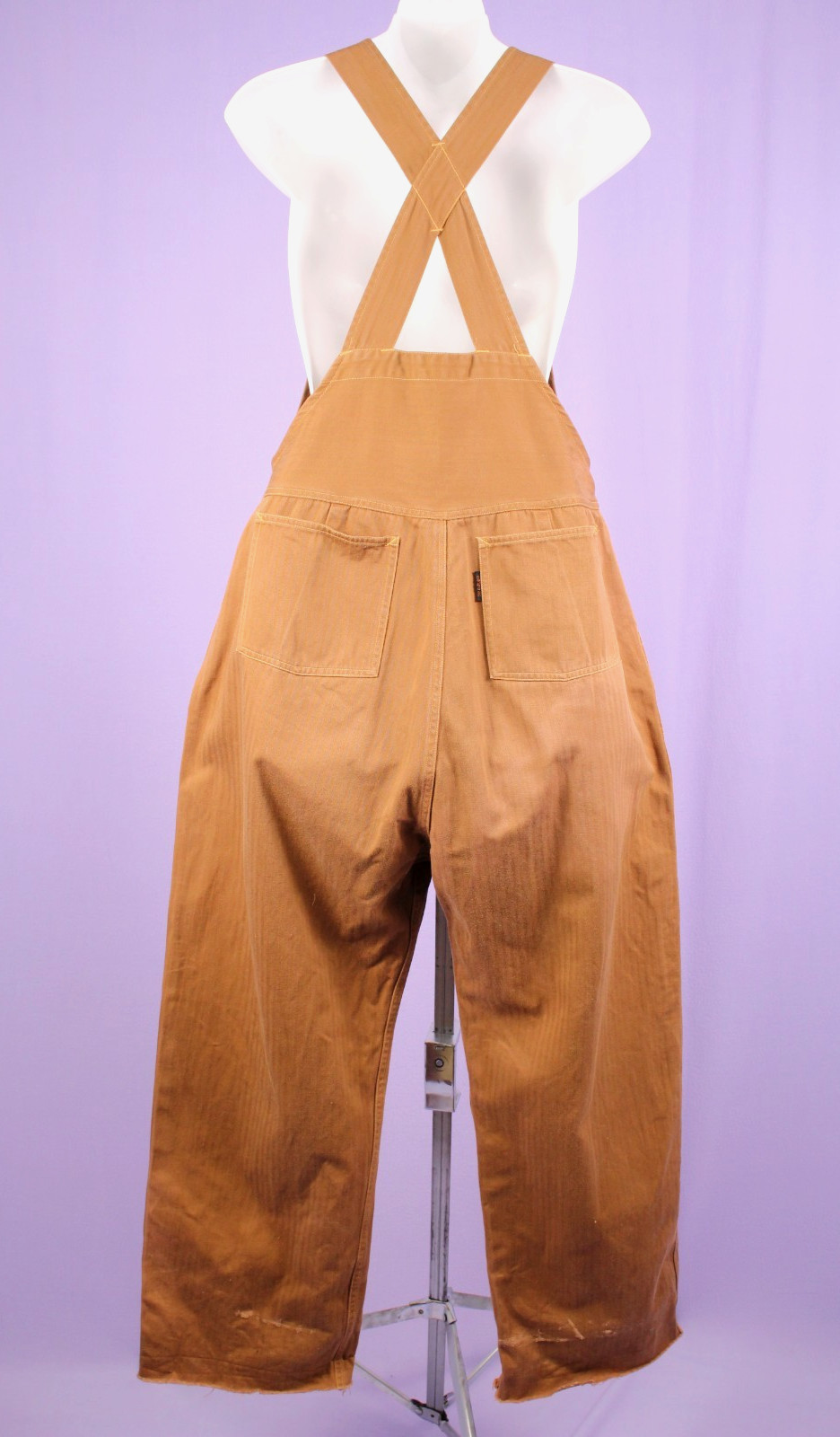 VTG Women’s 30s 40s Style CAB Side Button HBT Overalls Sz M 1930s