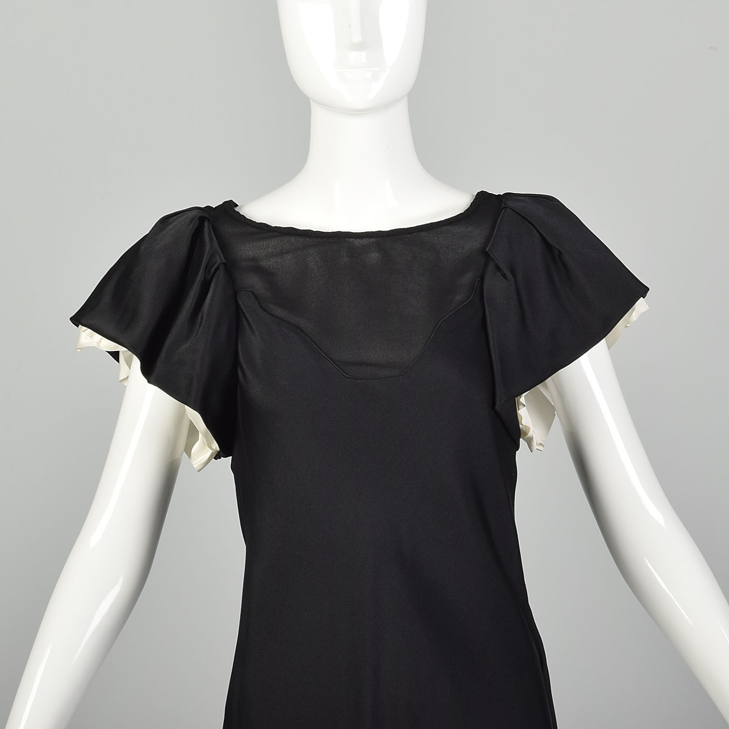 Small 2000s Dress LBD Little Black Bubble Hem Dress Sheer Silk Sexy Cute Dress