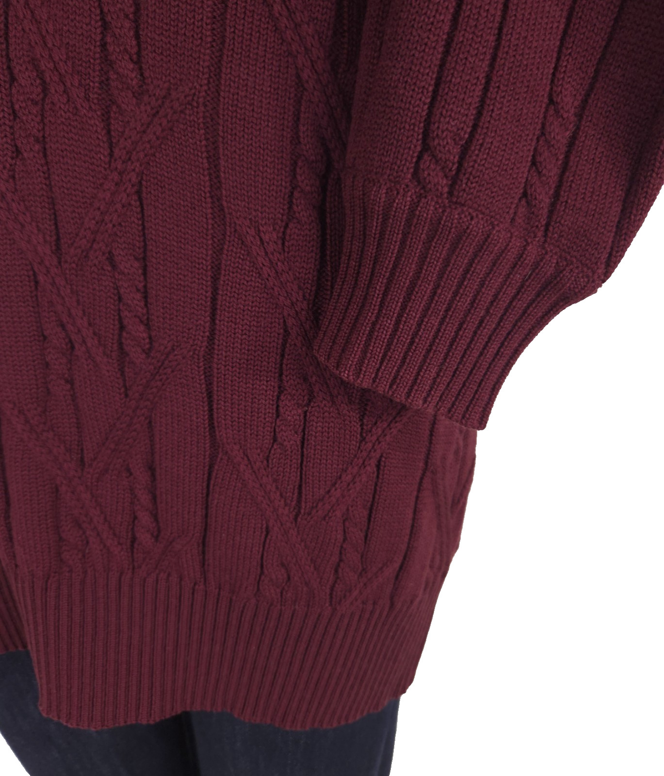 Vintage 80s/90s Celine Paris 1/2 Crest Button Sweater Size 42 M Burgundy