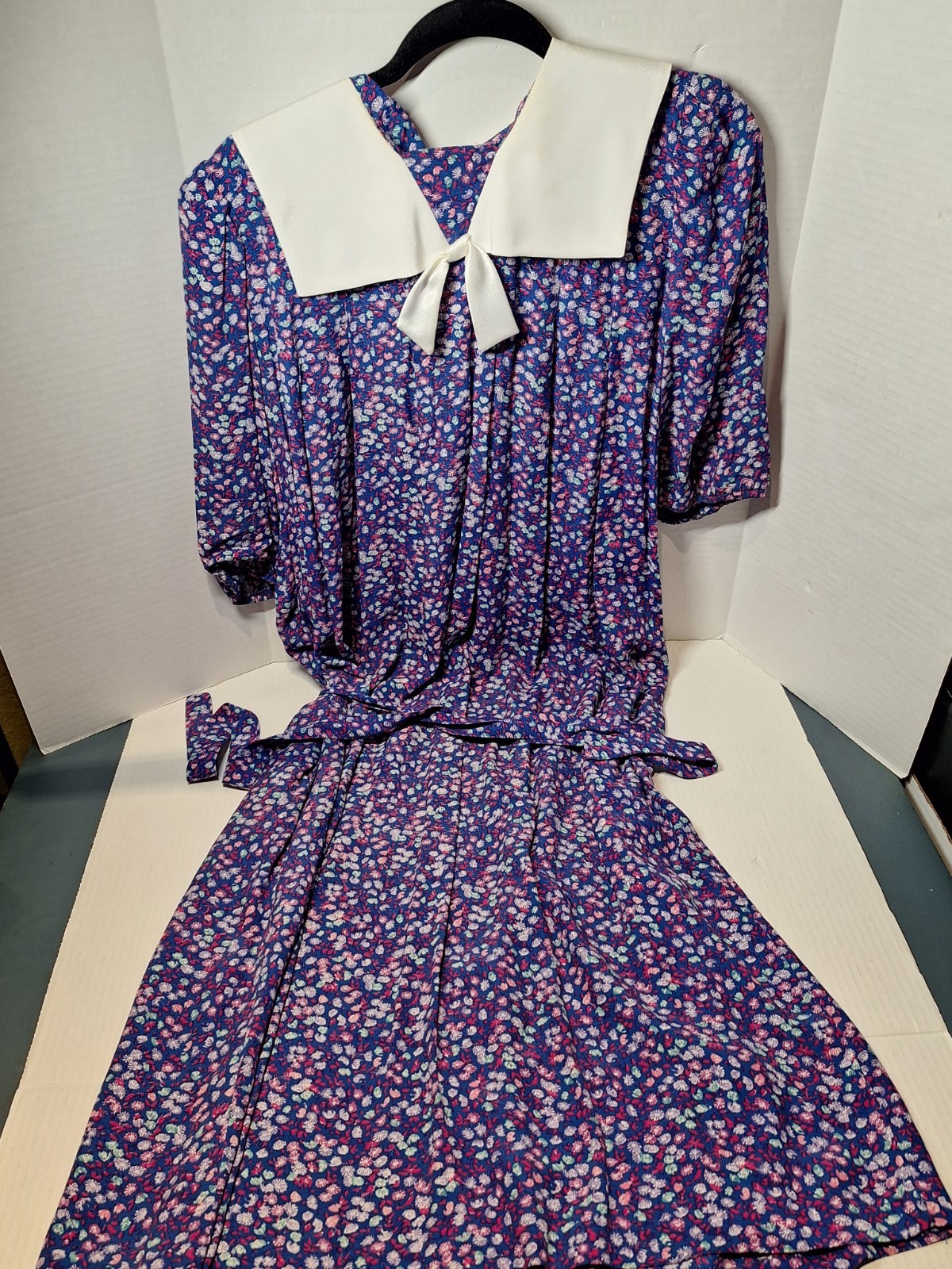 Vintage Karin Stevens By Steven Stoller Dress, Woman’s 12, Cotton Belnd