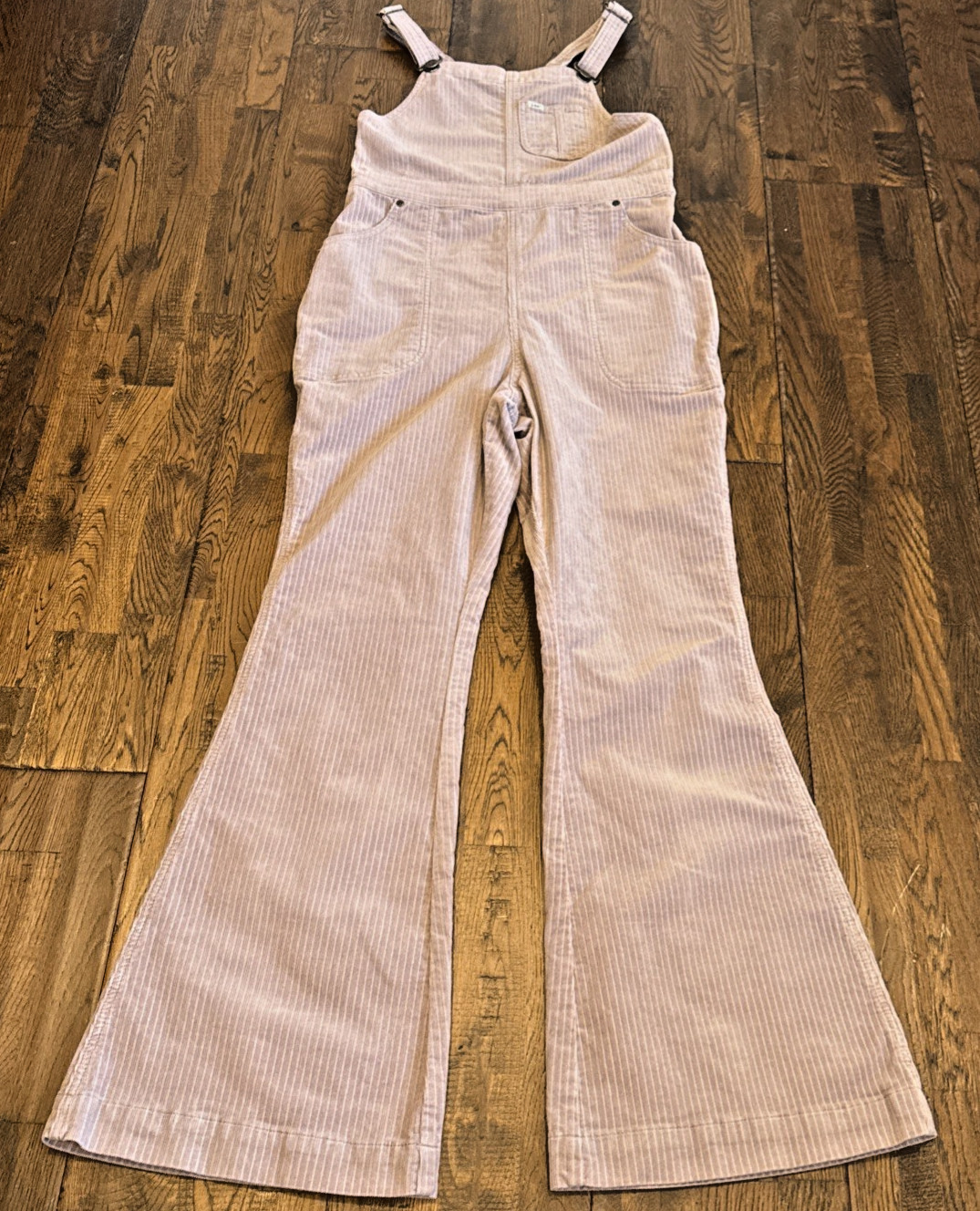 Lee Workwear Lavender Corduroy Overalls – Women’s Large – 30” Inseam – Mid 90s