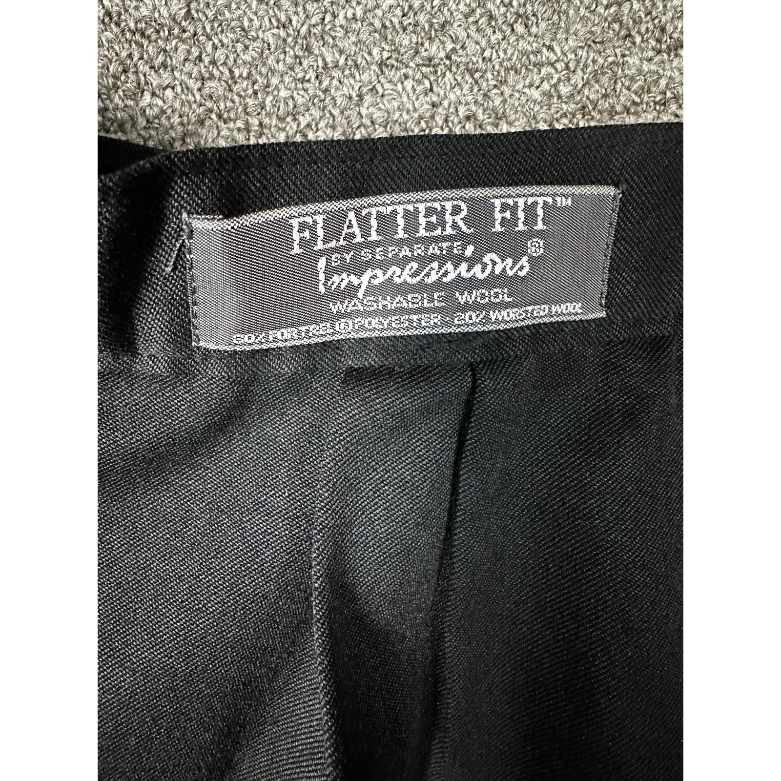 V 263-Vintage Wool Blend Pants Deadstock size 12 / Waist 14” / Inseam 28”