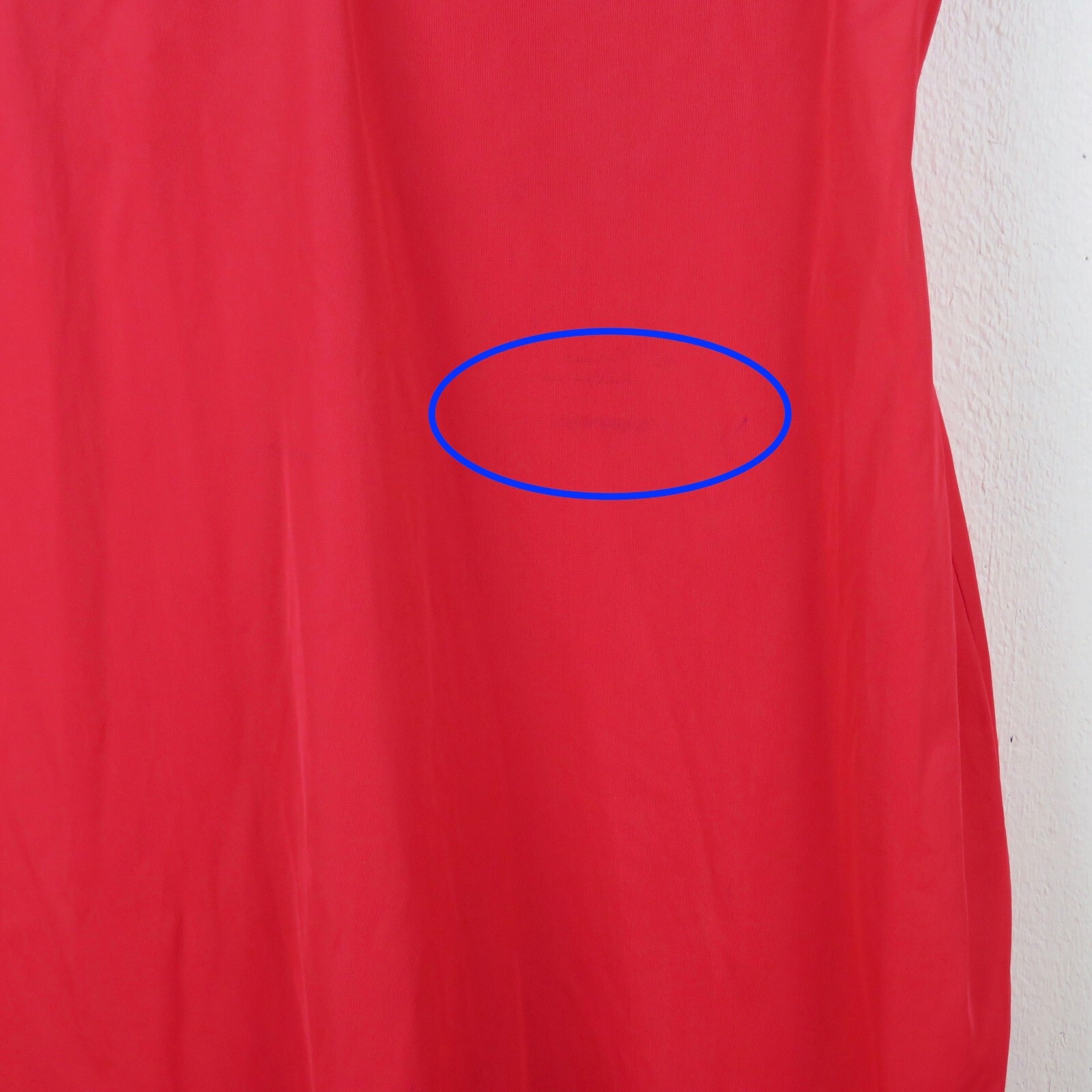 Vintage Vanity Fair Night Gown Nylon Tricot Lace Red 34 T