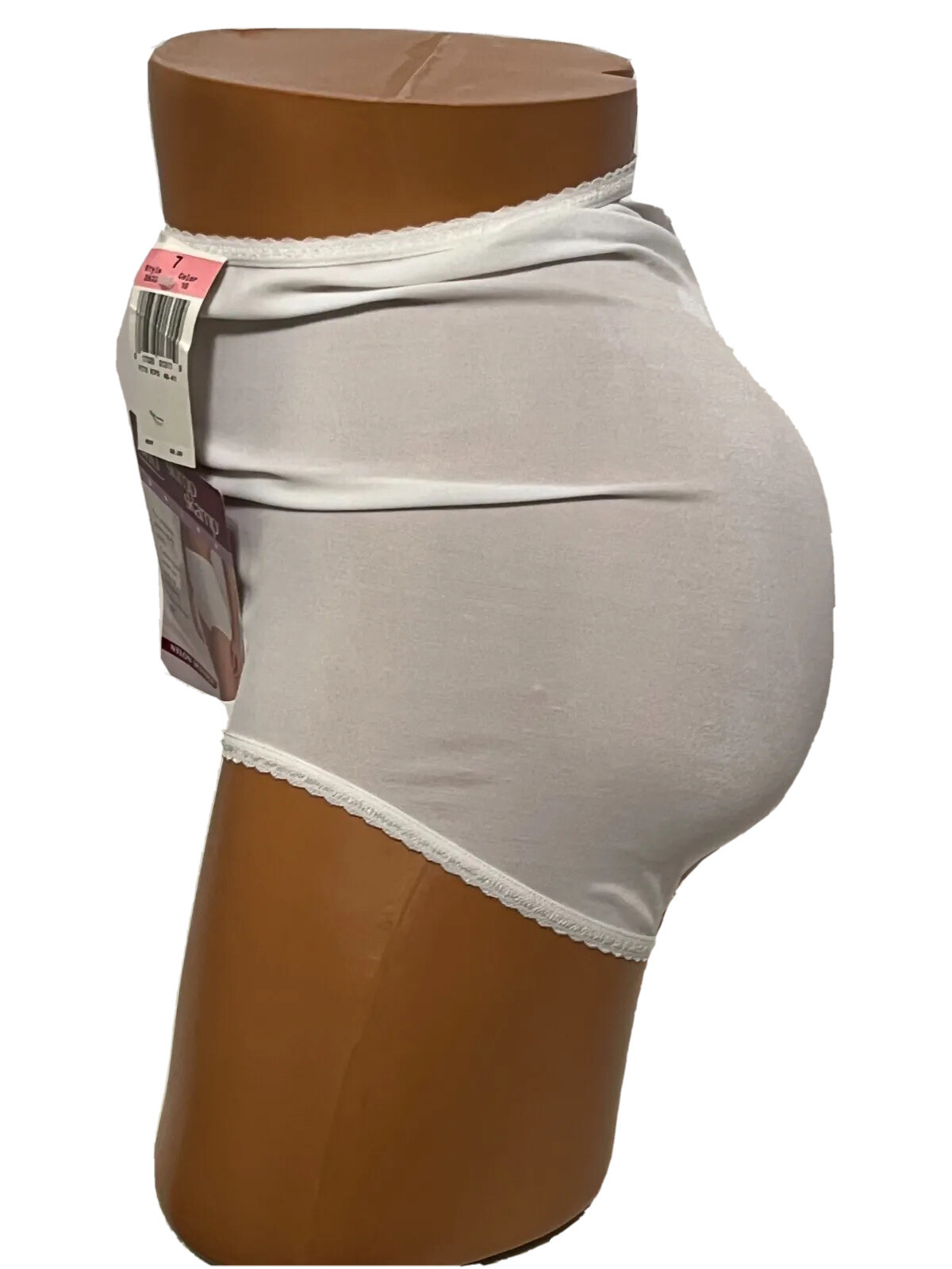 Vintage Bali Brief Full Cut 7 White Skimp Skampi Hips 40-41