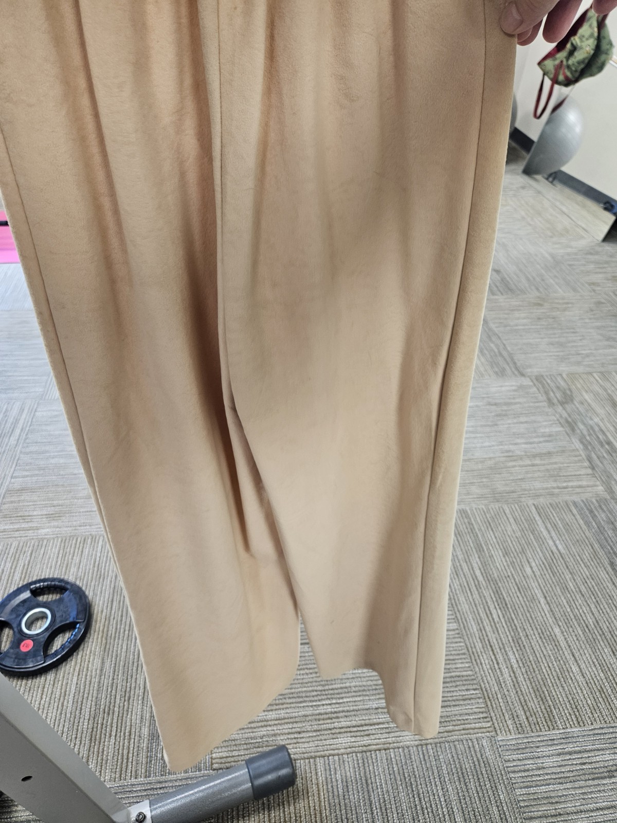 Vintage JC Penney’s Fashions 1970s Beige Cowl Neck Wide Leg Jumpsuit sz 7. Momco