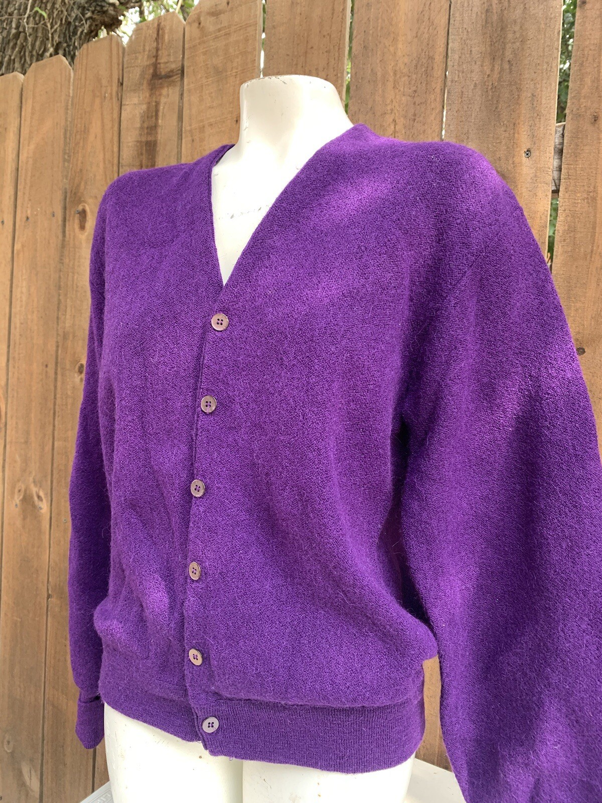80’s Vintage Harridge Row At Bond’s Alpaca/ Wool Cardigan Sweater Size M RN13884