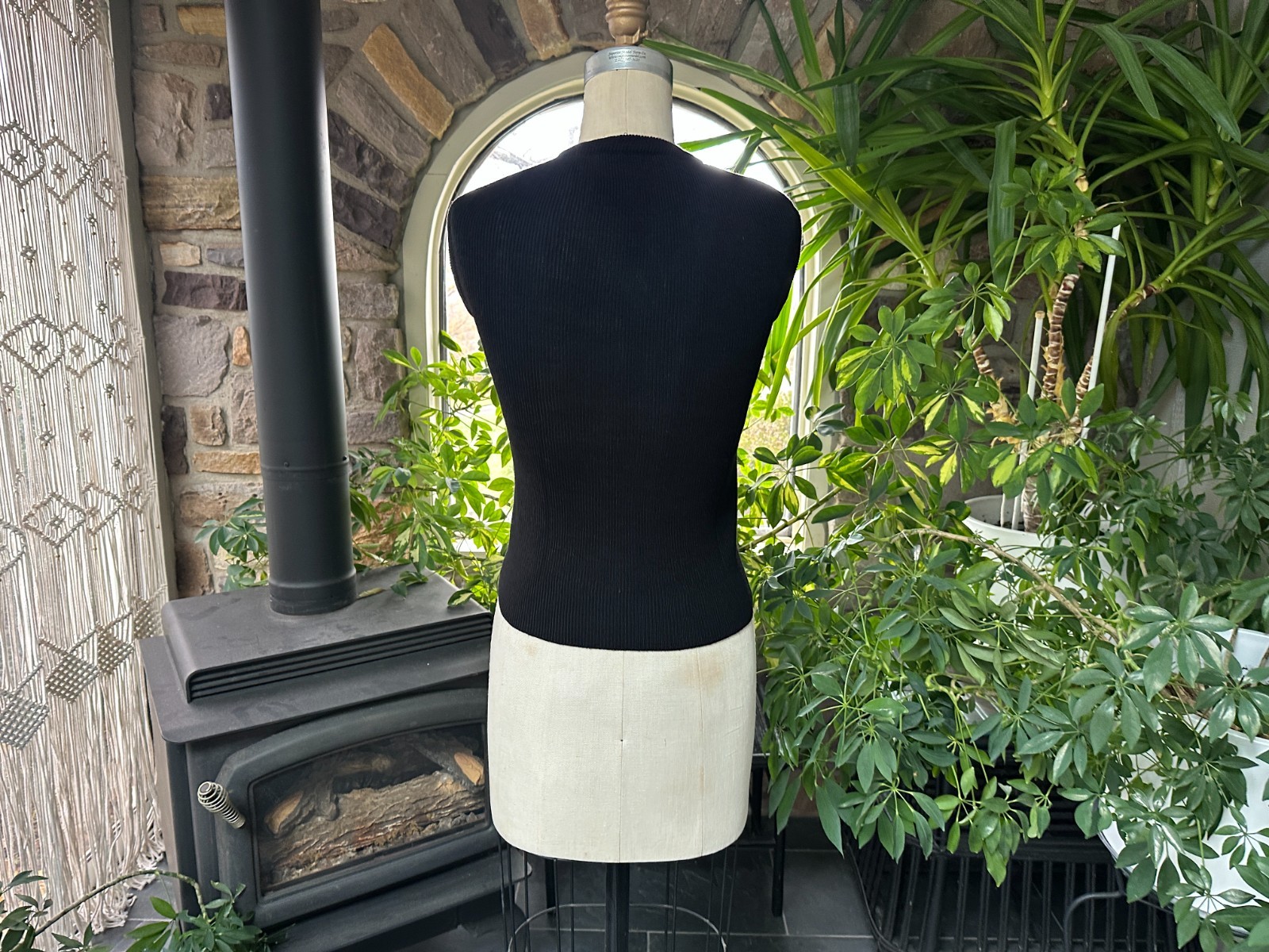 Vintage 1970s Black Brown White Diamond V Neck Sweater Vest Allison’s Closet