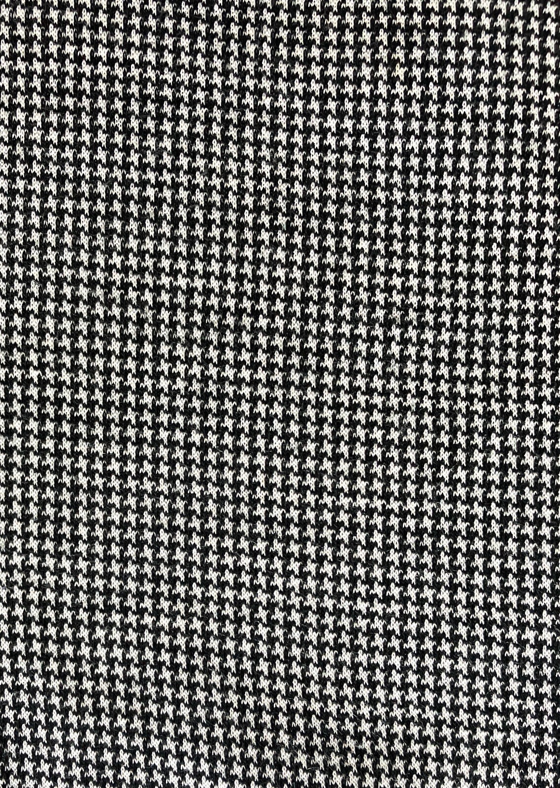 1980s Houndstooth Dress, 1990s Checkered Dress, Plus Size Vintage