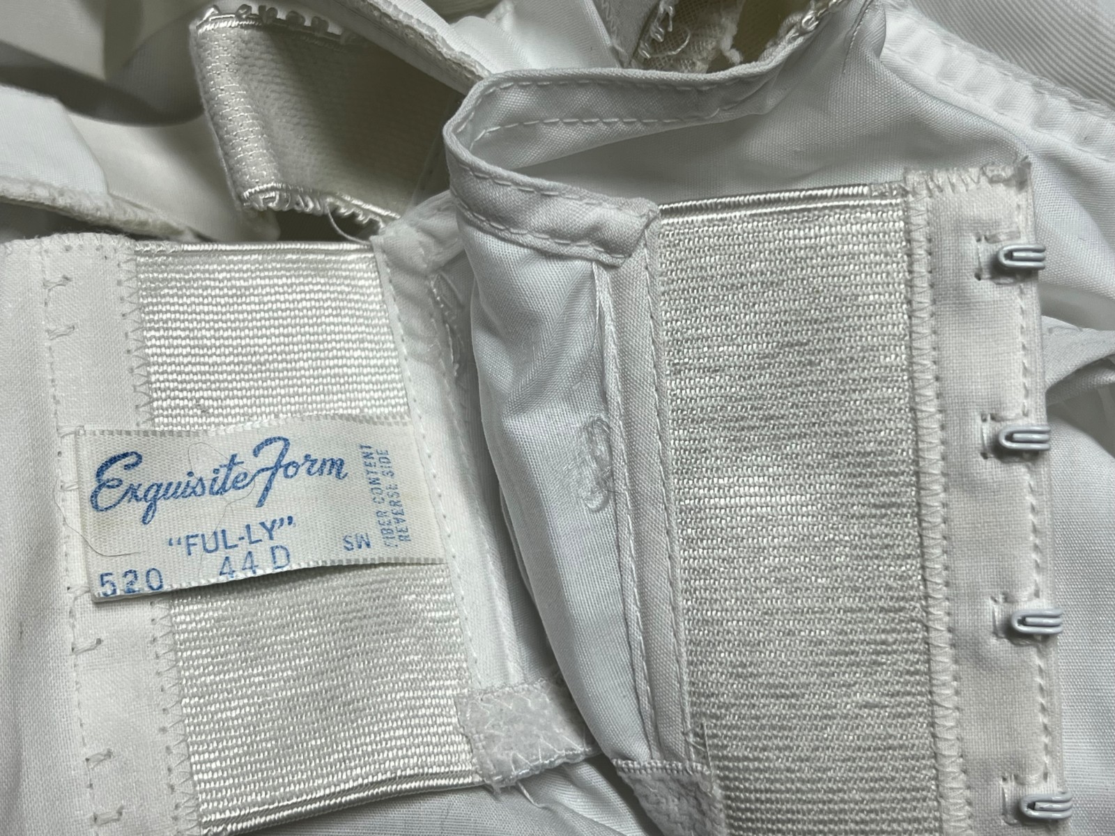 44 D VTG 70s NOS Exquisite Form BRA FUL-LY Seamless Cup P520 44D Fuller Figures