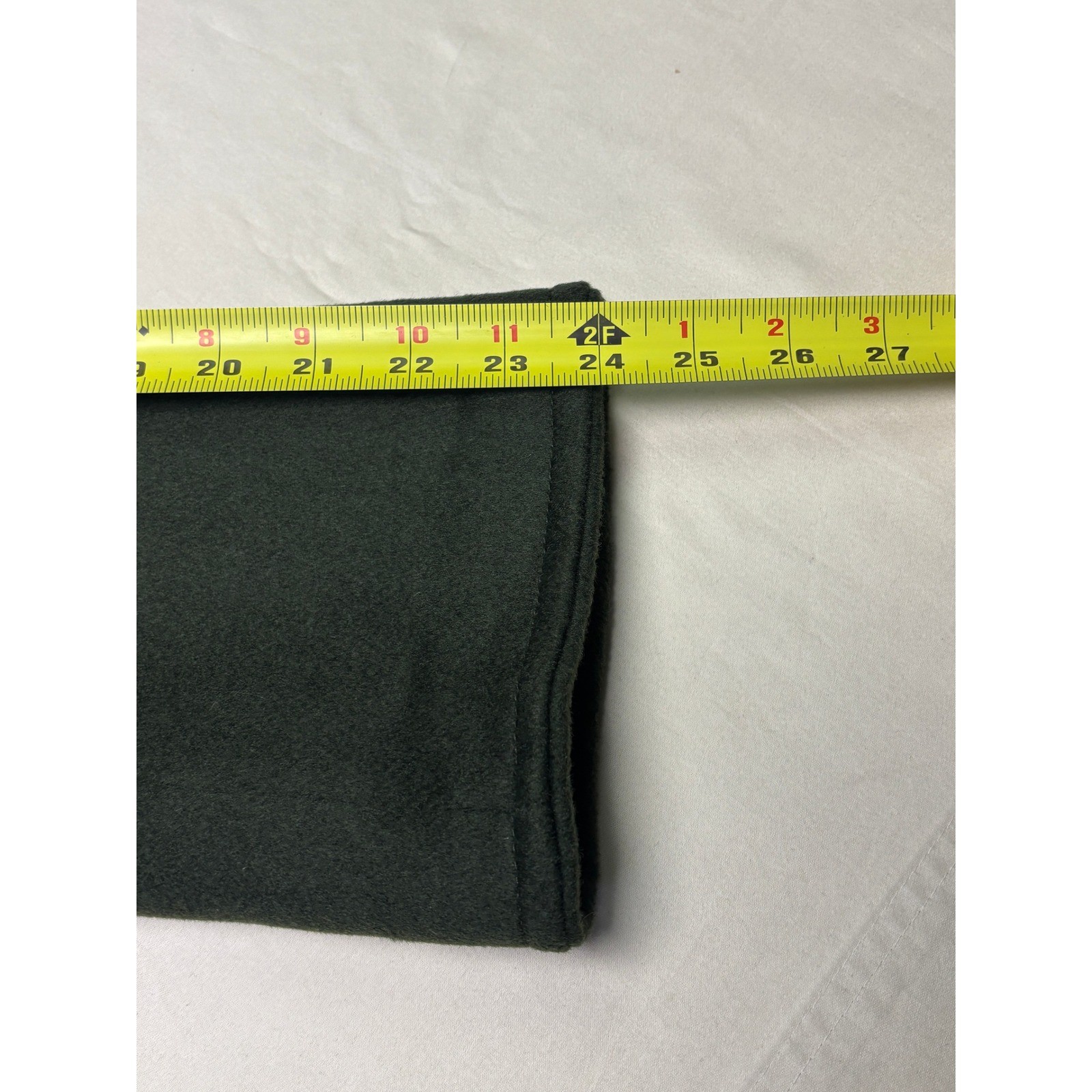 Ashley Scott Petite Vintage 100% Pure Wool Overcoat Forest Green Long Coat