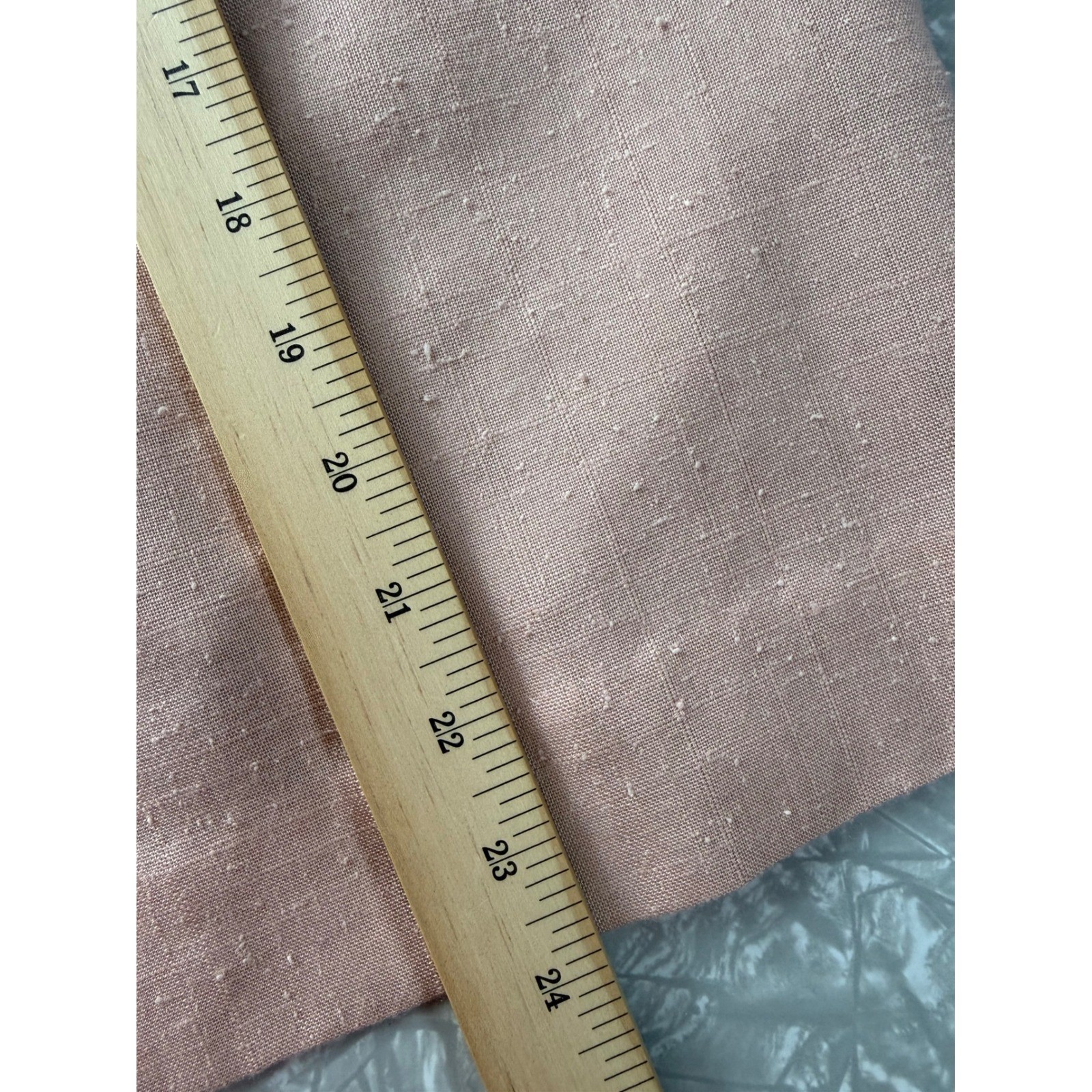 Vintage Sears Contemporary Corner Peach Pink Textured Lace Hem Skirt 70s 80s