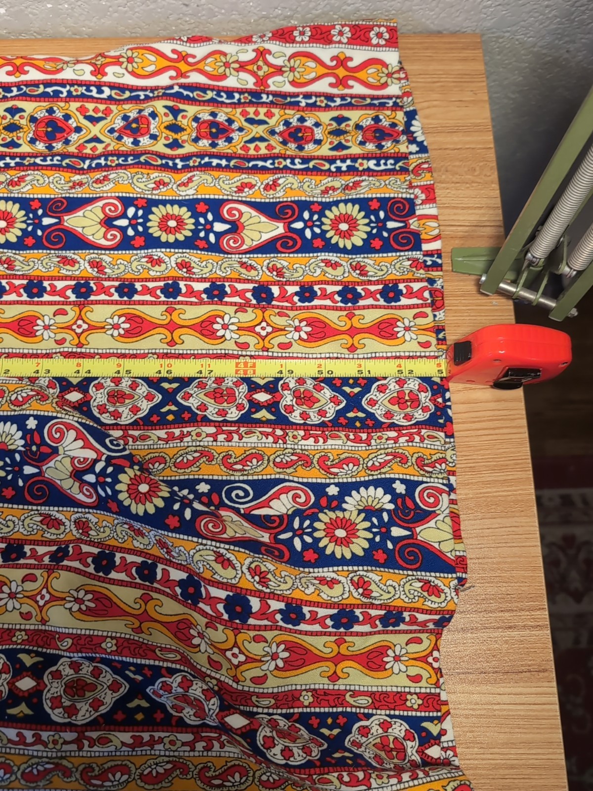 Vintage Handmade Maxi Dress 1960s Mod Hippie Boho Paisley Halter VIBRANT