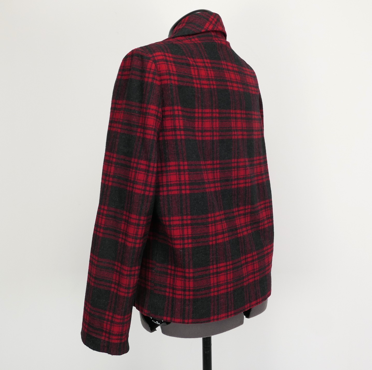 VTG Pendleton Traveller Buffalo Plaid Virgin Wool Shirt Jacket S/M True ’50s VTG