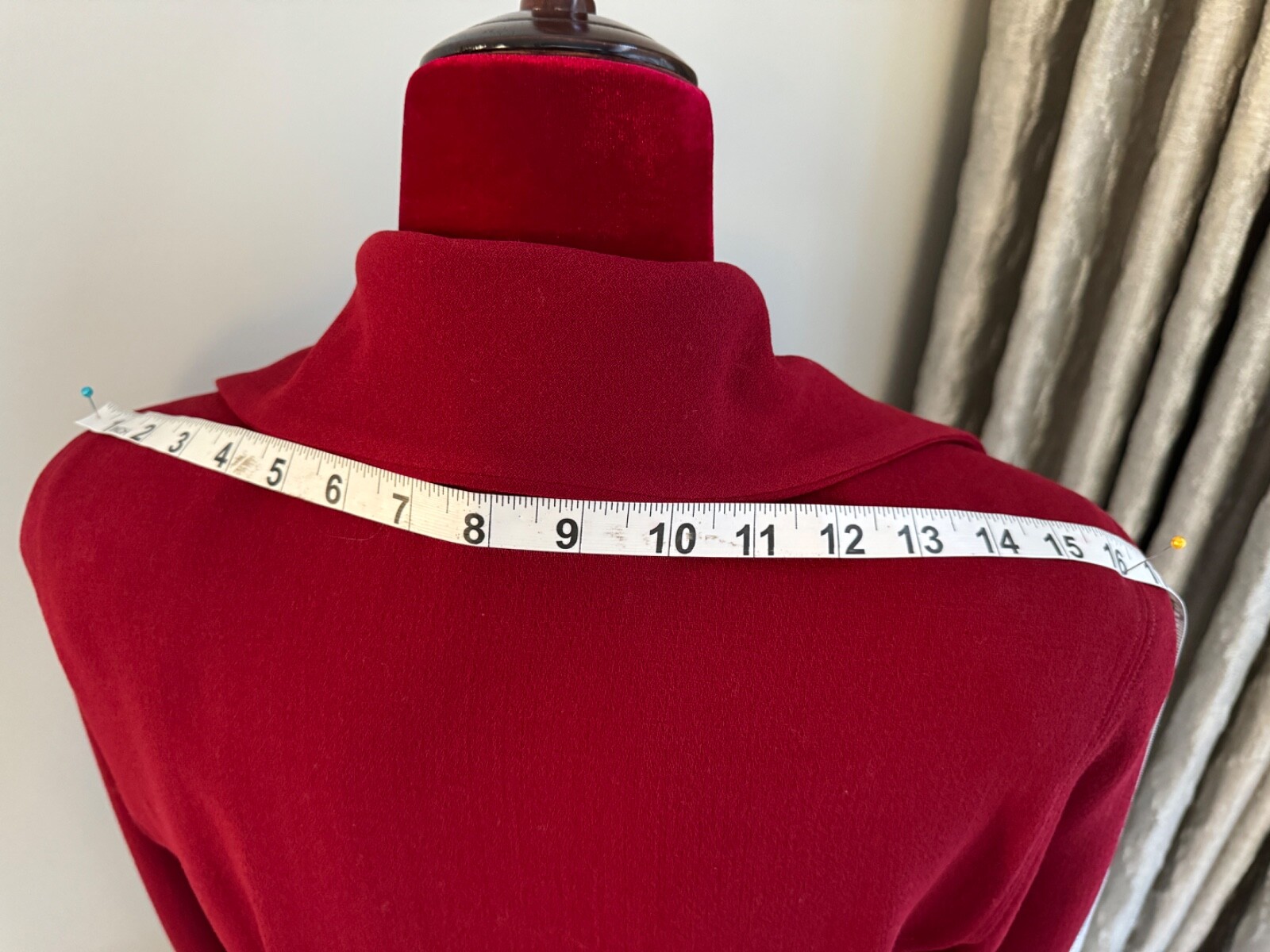Donna Karan New York Vintage Dark Red Fitted Blazer