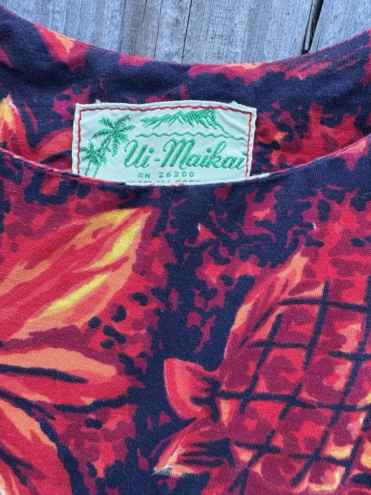 Vintage 60s Ui Makai Hawaiian Honeymoon Set Dress & Men’s Shirt
