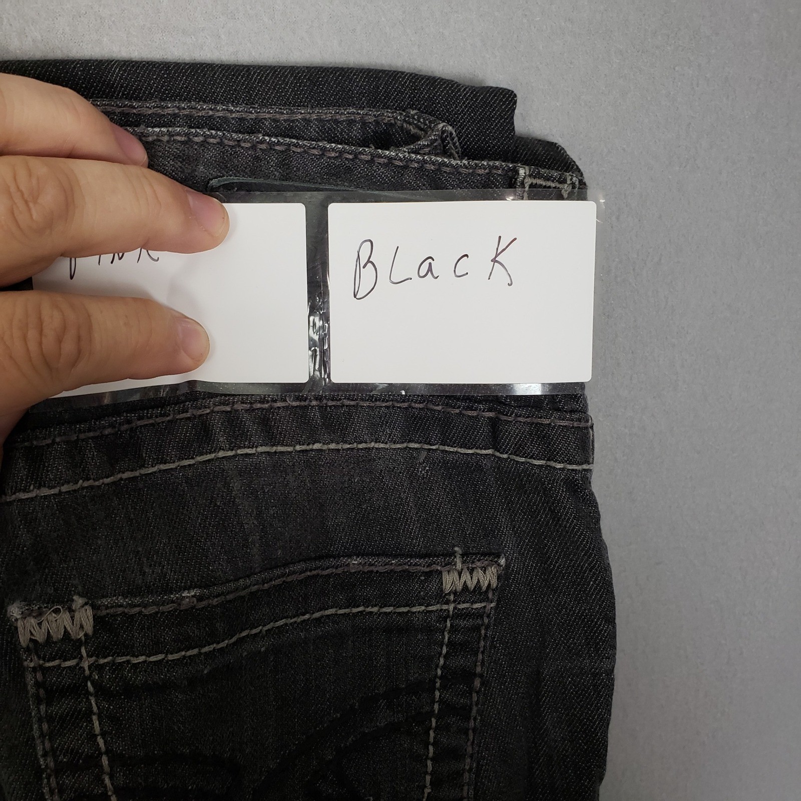 Y2K Big Star Sophie Bootcut Jeans Black Denim Grunge Western Distressed Size 25L