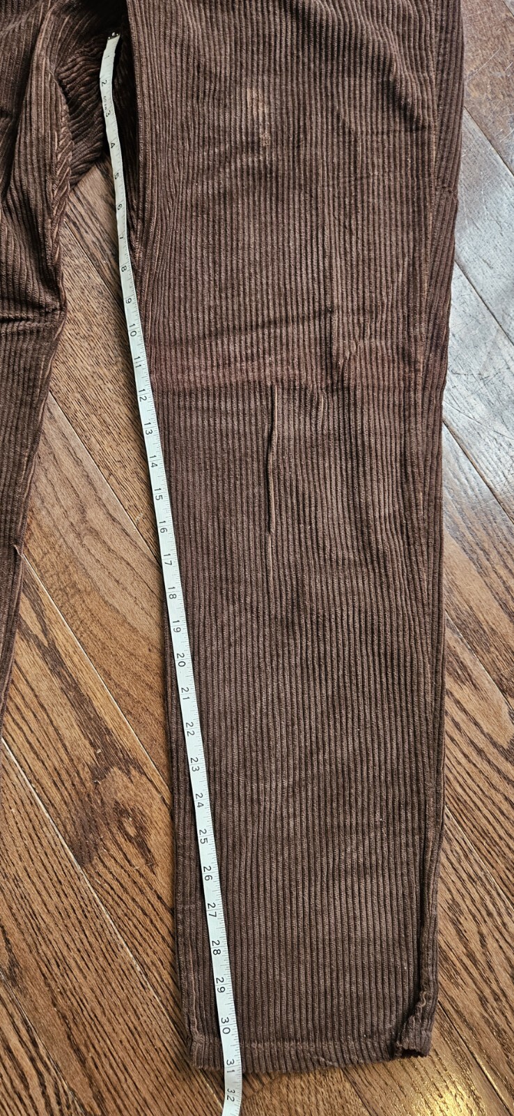 Vintage 70’s 80’s 90’s Made In The Shade Brown Corduroy Pants Womans Size 11