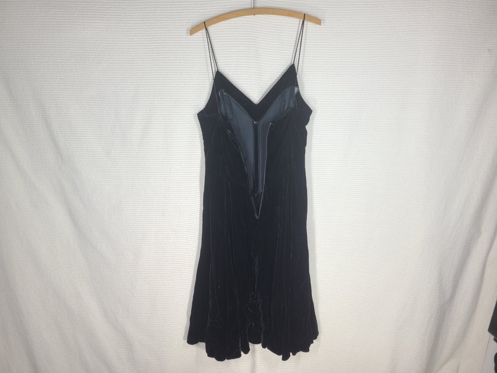 Vintage 70s Velvet Party Dress Princess Seam Circle Skirt Sylvia Stevens Disco