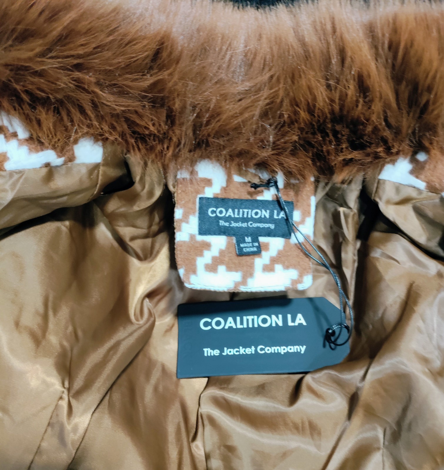 Coalition LA Sherpa Faux Fur Coat