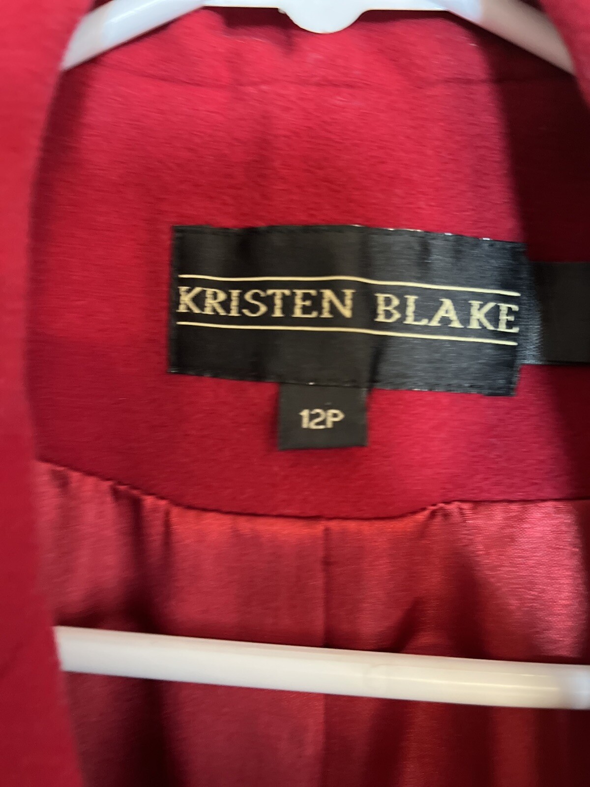 Kristen Blake Vintage Lambs Wool And Cashmere Med. Length coat size 12 steamed