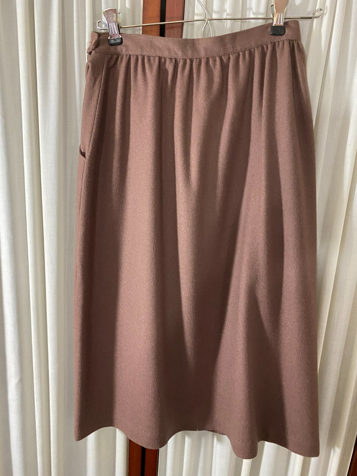 1970s Flare Skirt by Tweedsbury – S- Mocha Brown- VG – DISCO CHIC – SALE
