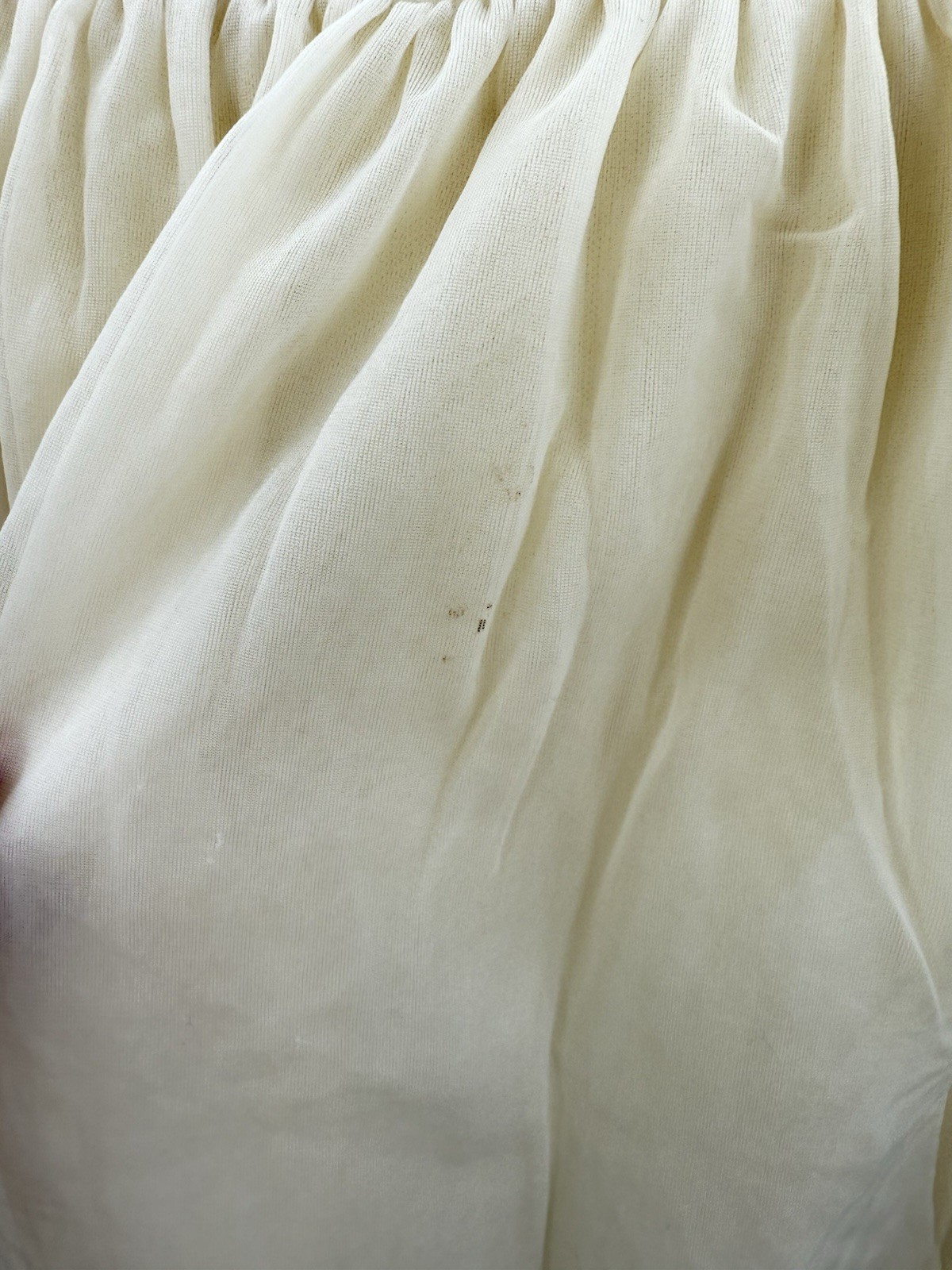 Vintage 60s Hollywood Vassarette Ivory Sheer Nylon Peignoir Robe Lingerie