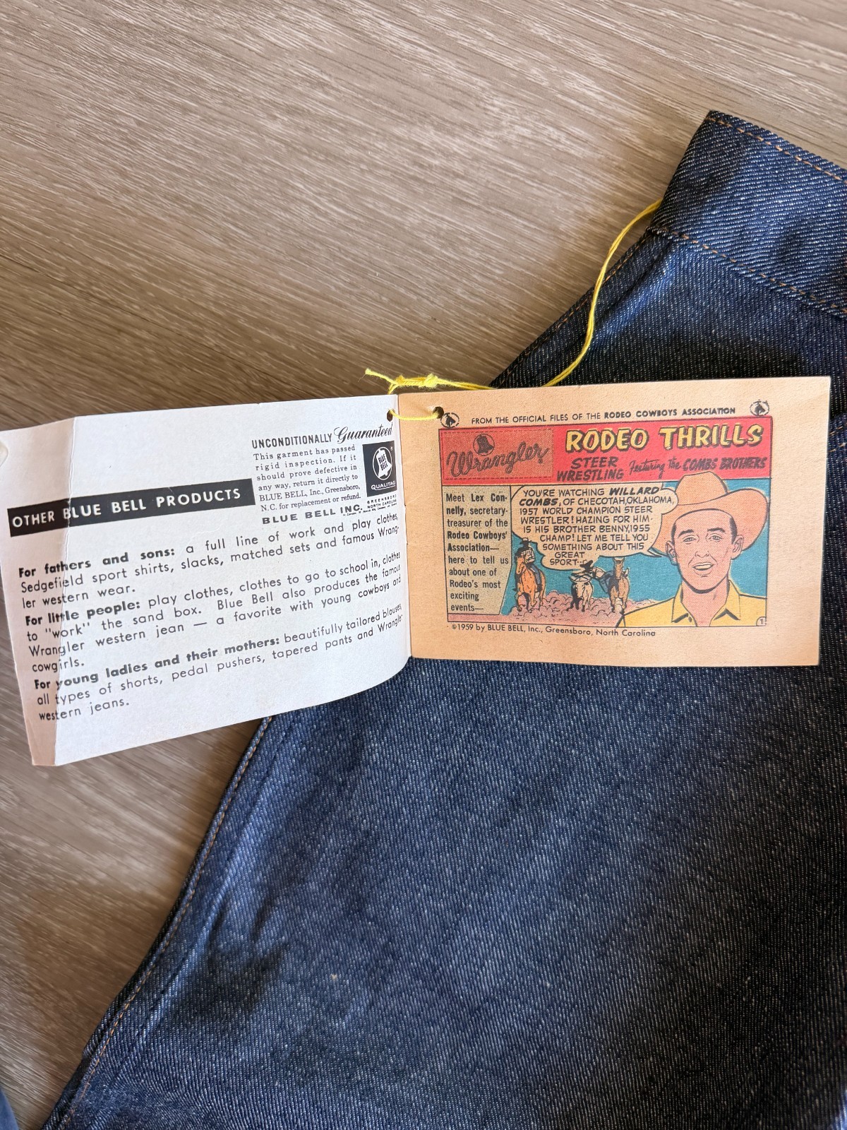 Vintage Wrangler 85W Jeans Deadstock USA Talon Zip Misses 16 (26”x27”)