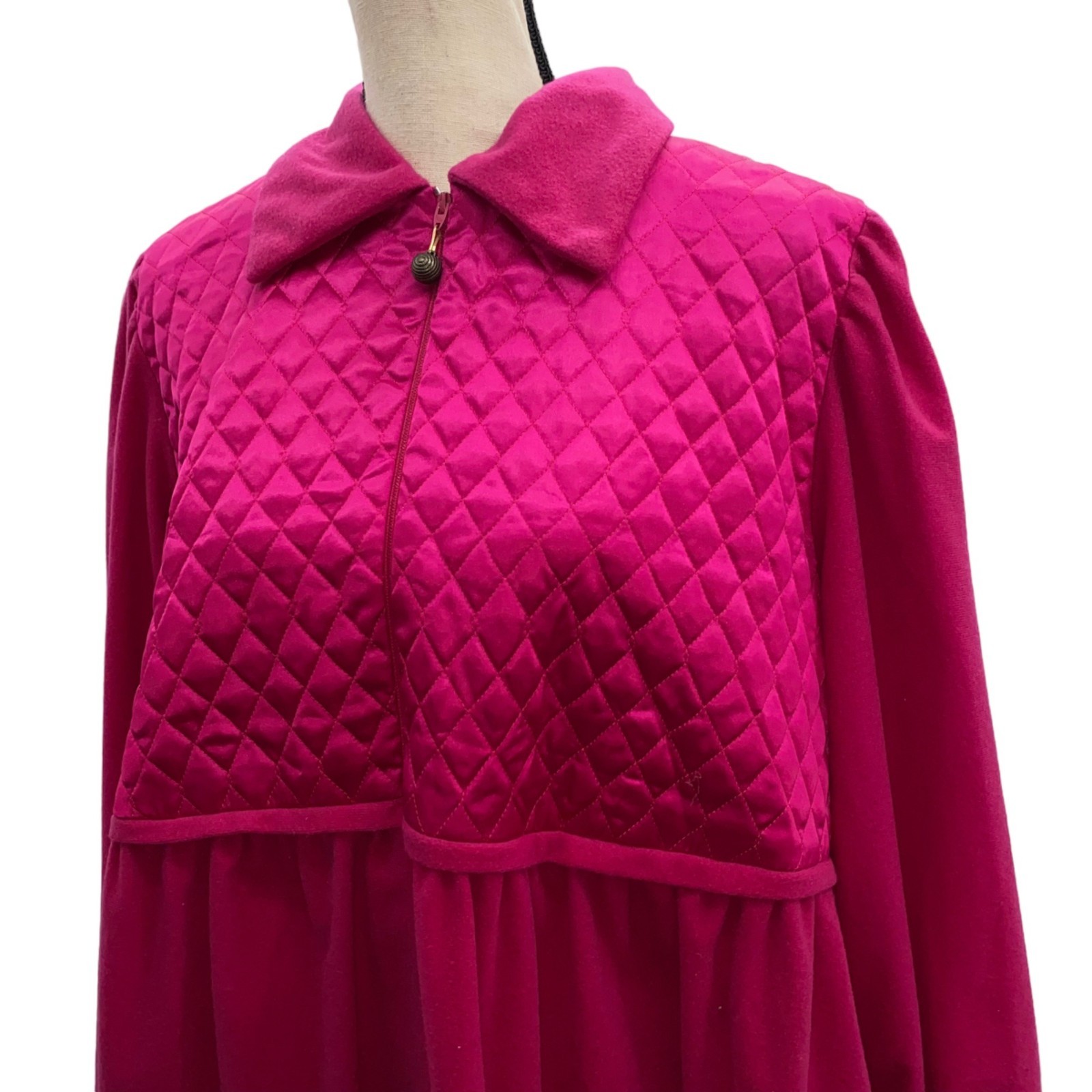 Vintage Beverly West Night Gown House Robe Warm Fashion