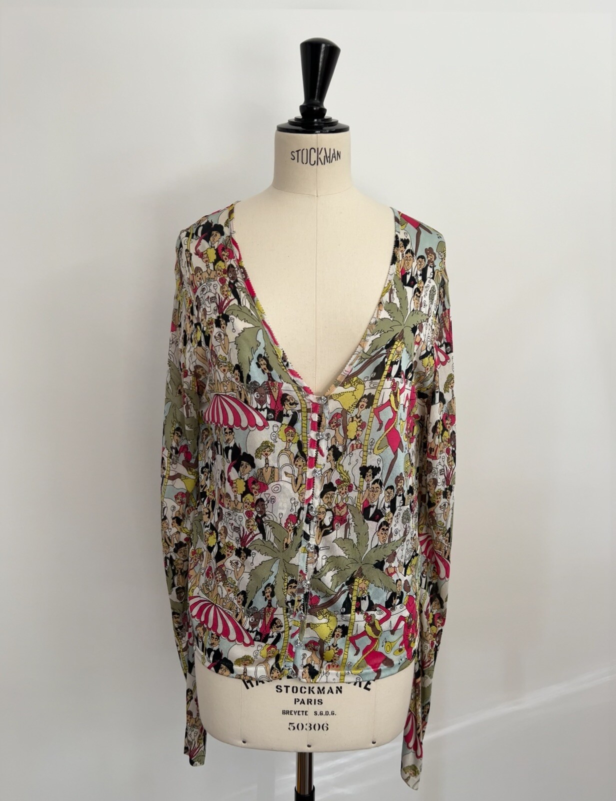1990 's John Galliano CAFE SOCIETY Rare Collector’s Vintage Cardigan Set (Dior