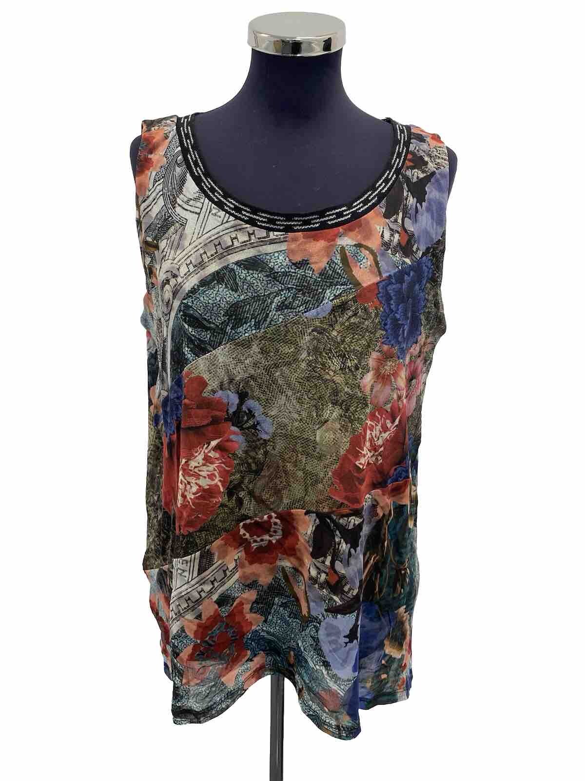 DESIGUAL TOP WOMEN WOMAN SHIRT VINTAGE JHD7556