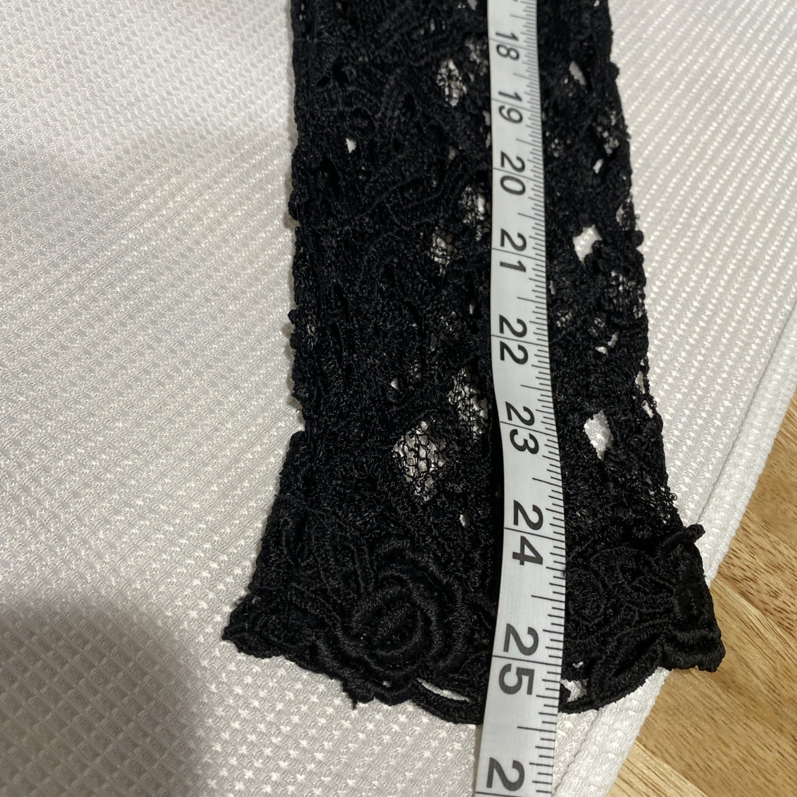 Vintage San Andre Black Lace Cropped Jacket No Size Tag See Measurements