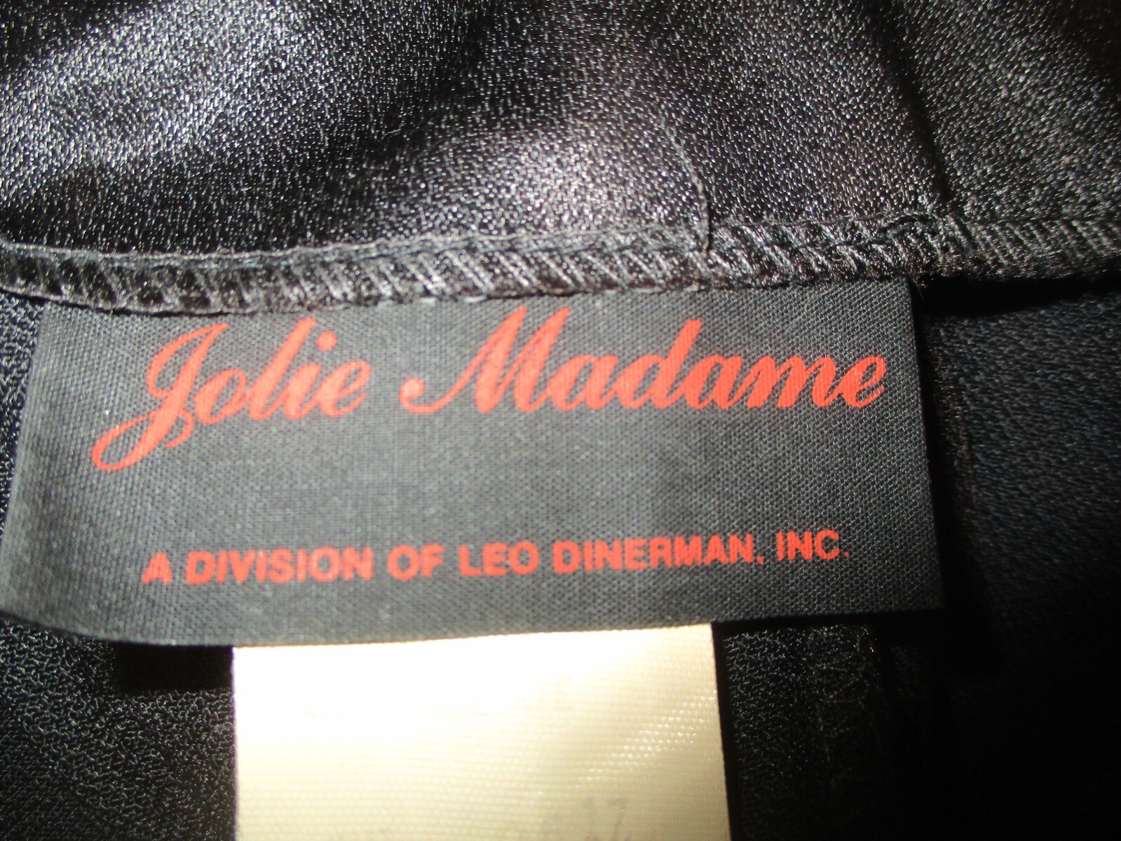 Jolie Madame vintage satin & lace strapless peplum cocktail dress