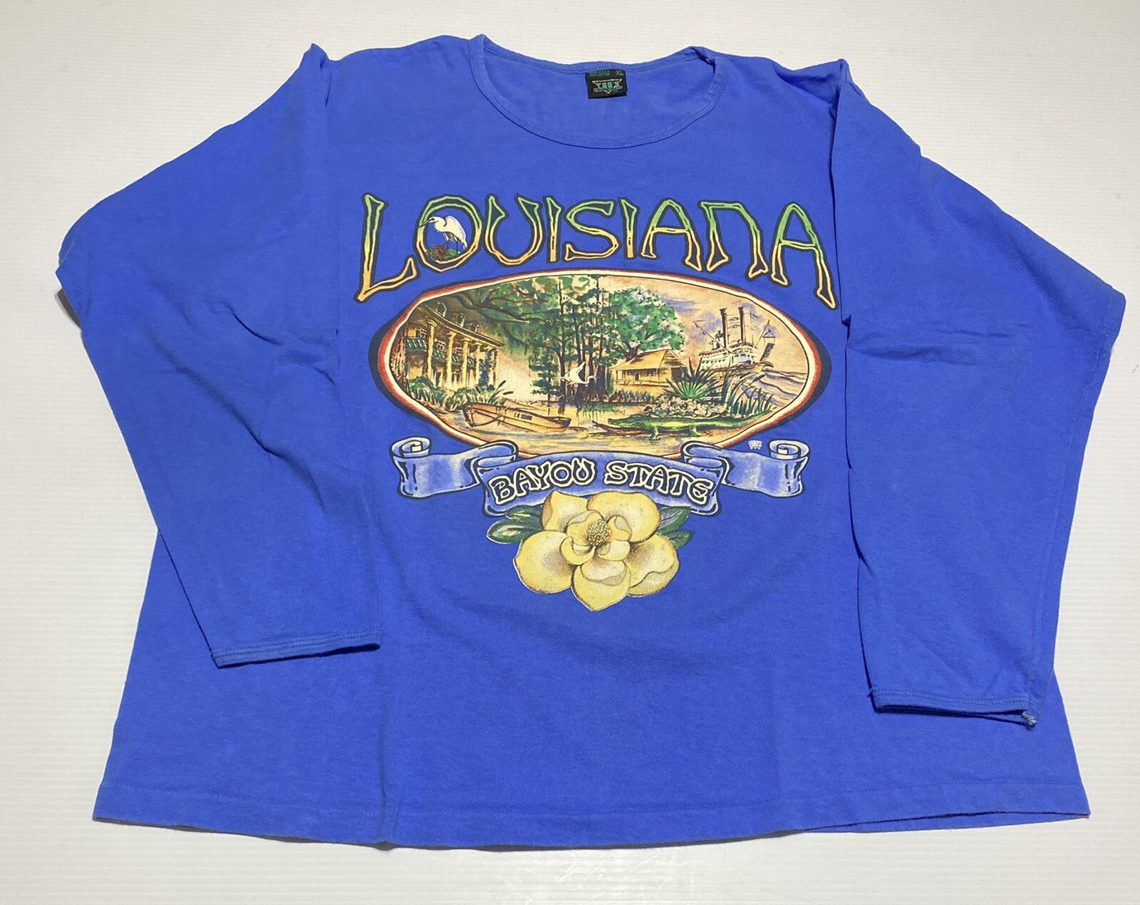 VTG Tee’s Unlimited Women’s sz xl Made in USA ( Louisiana Bayou state )T Shirt