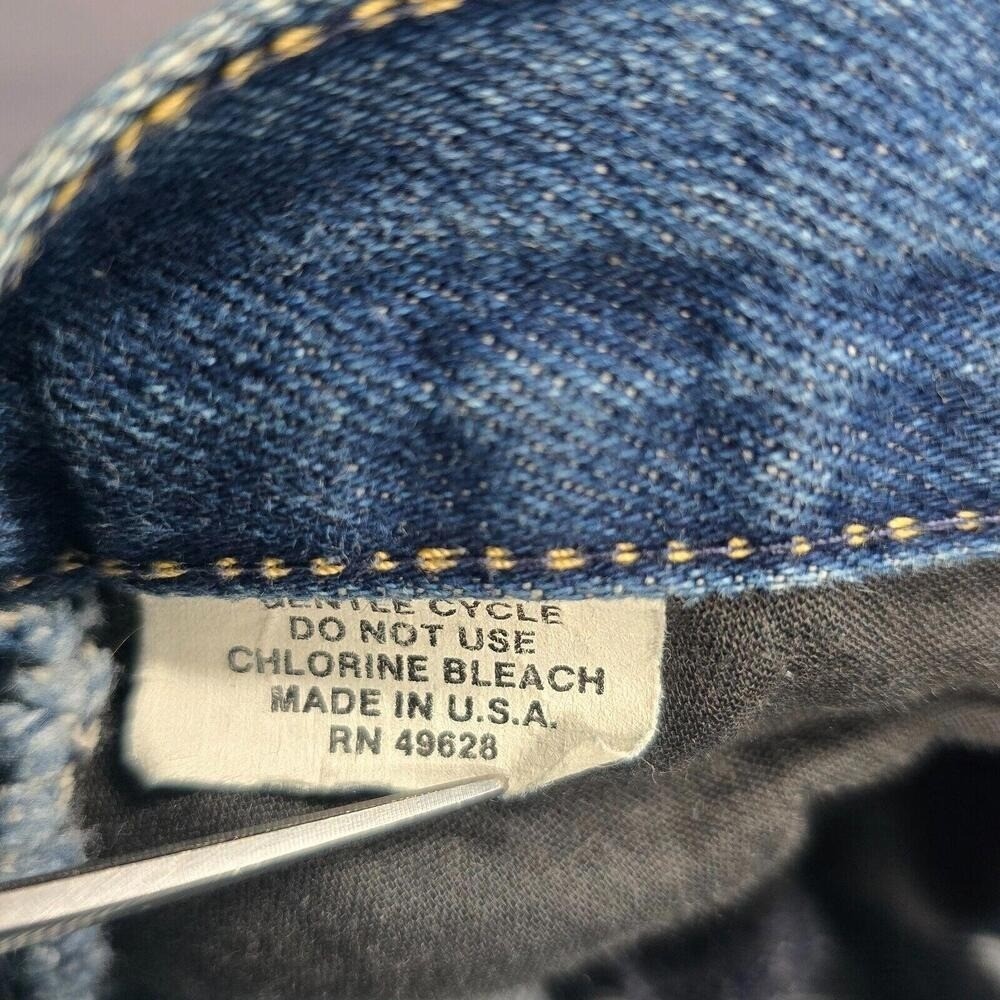 Vintage Zena High Waisted Mom Jeans Blue Tapered Leg Made in USA Womens Size 5