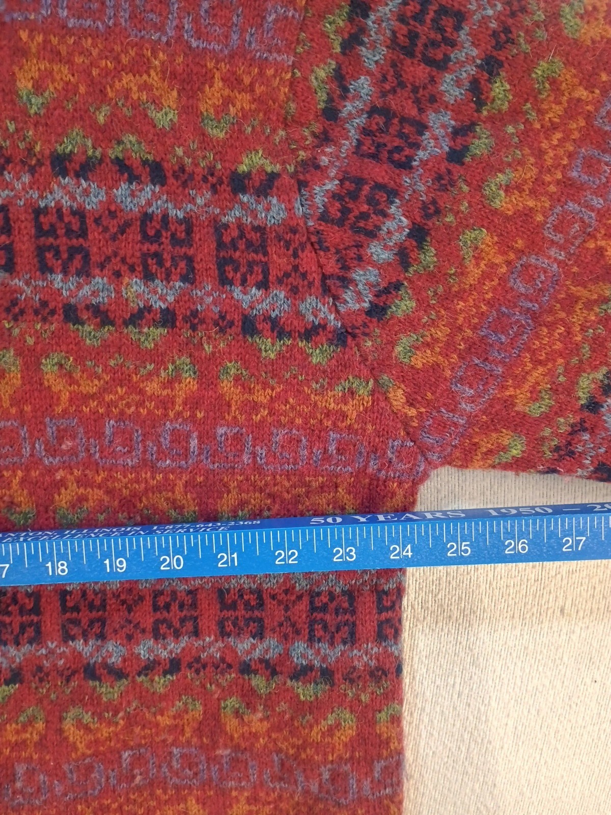 VTG NEWTON TRADING CO WOOL CARDIGAN CASUAL WORK ERRANDS METAL FASTENERS Sz Large
