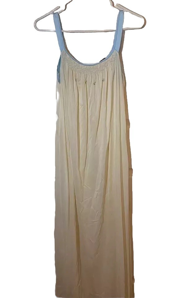 Vintage Eve Stillman Neiman Marcus Jacquard Floral Nightgown Women’s Size M/L