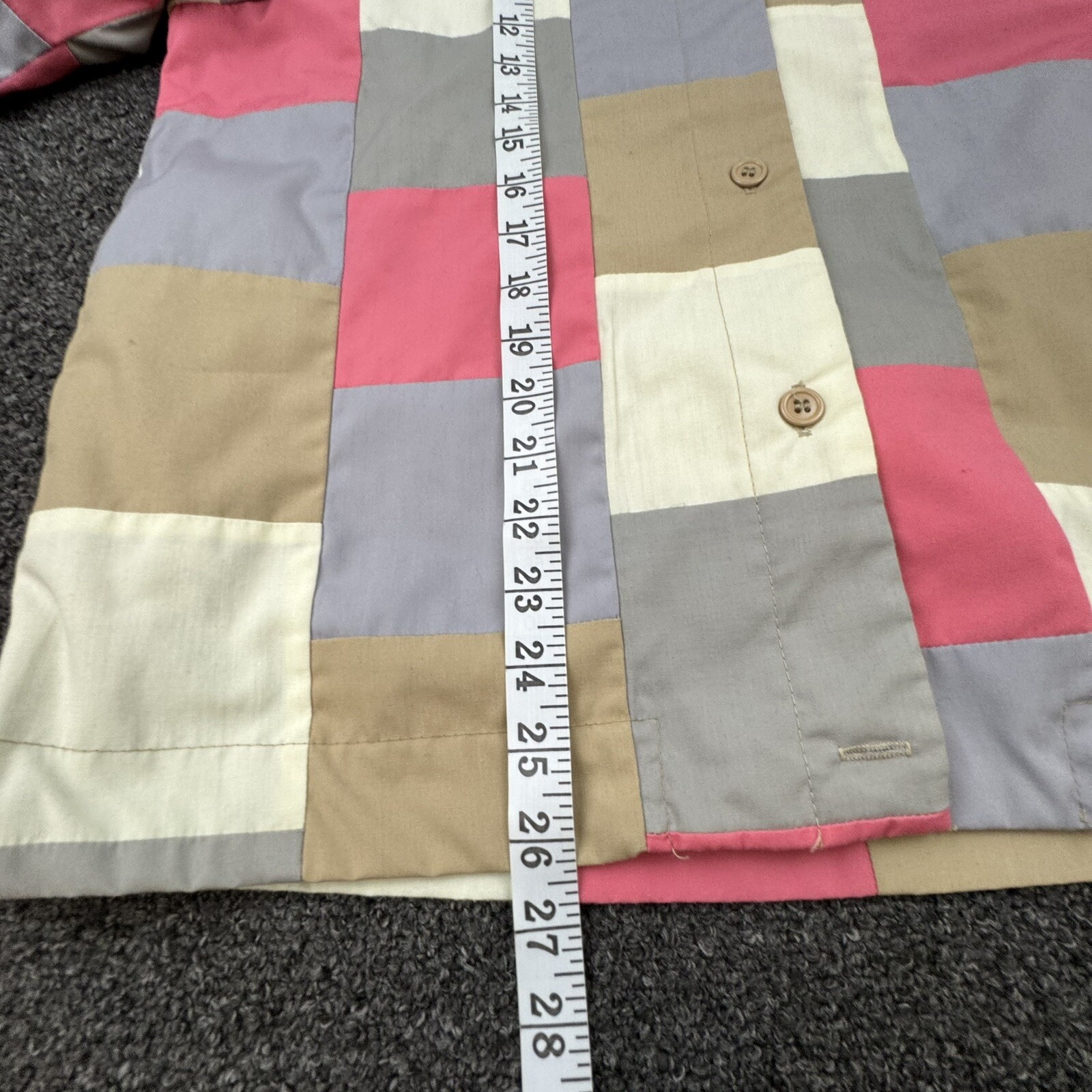 Marguerite Rubel Vintage 1980s Multicolor Pastel Bomber Jacket Patches Women 10