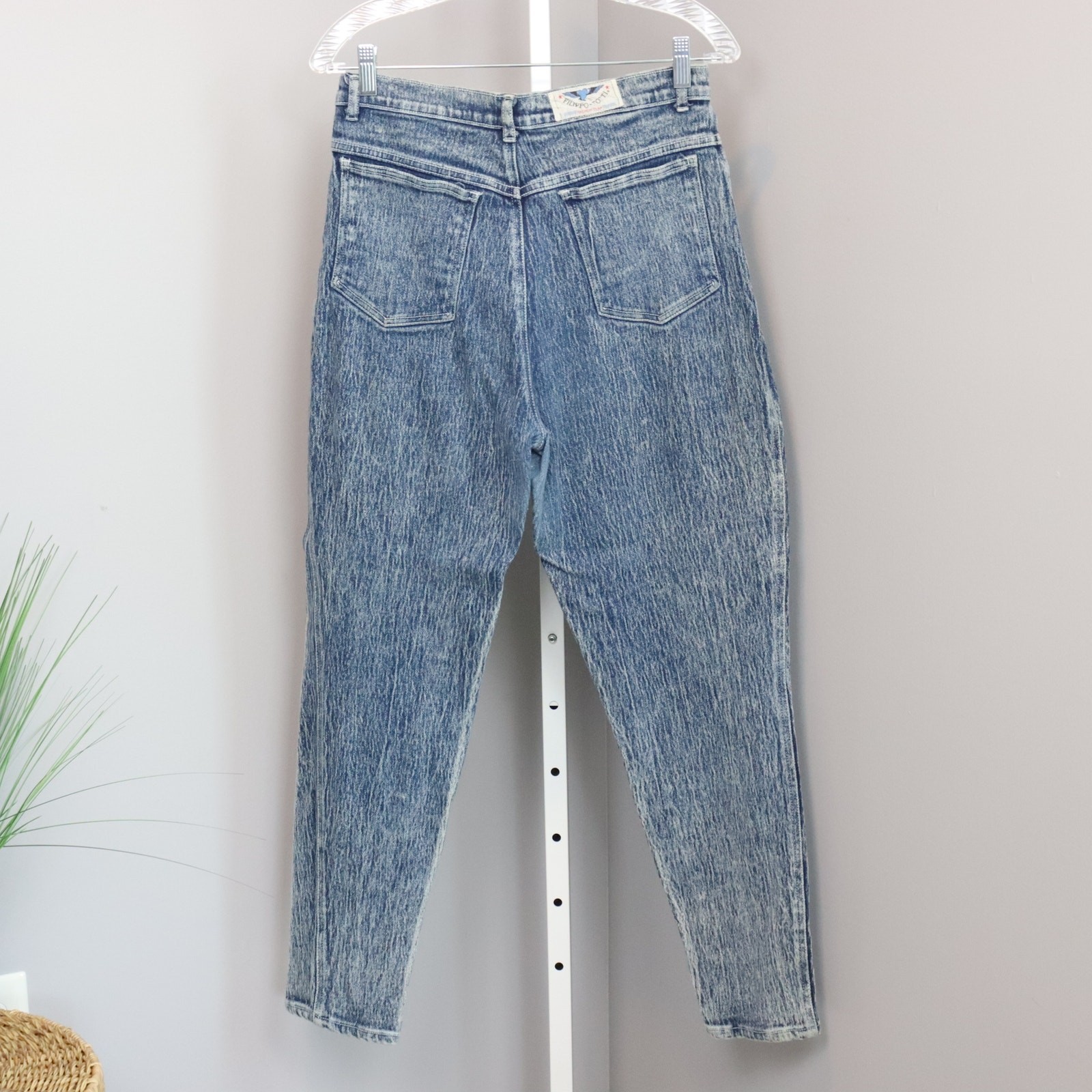 Vintage Filippo-Totti High Waist Mom Jeans Acid Wash Size 13/14 Tapered Leg