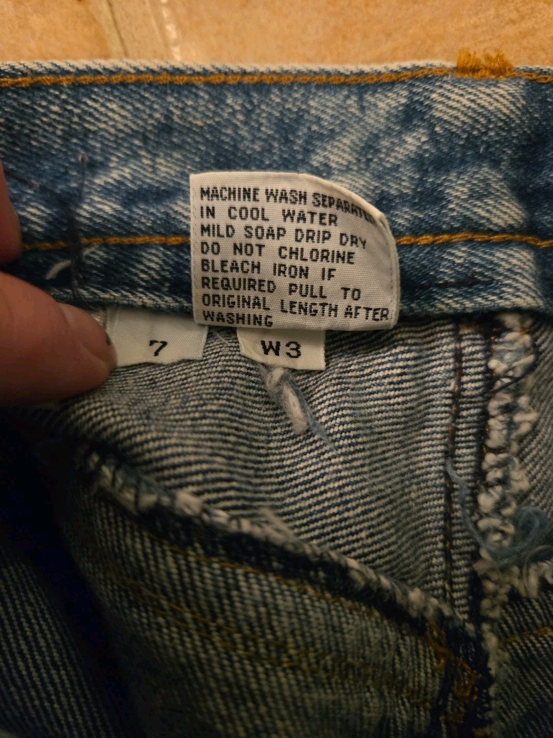 Vintage 80s Rio by Stephen Mardon Mom Jeans High Rise Taper Leg Leather Trim W26